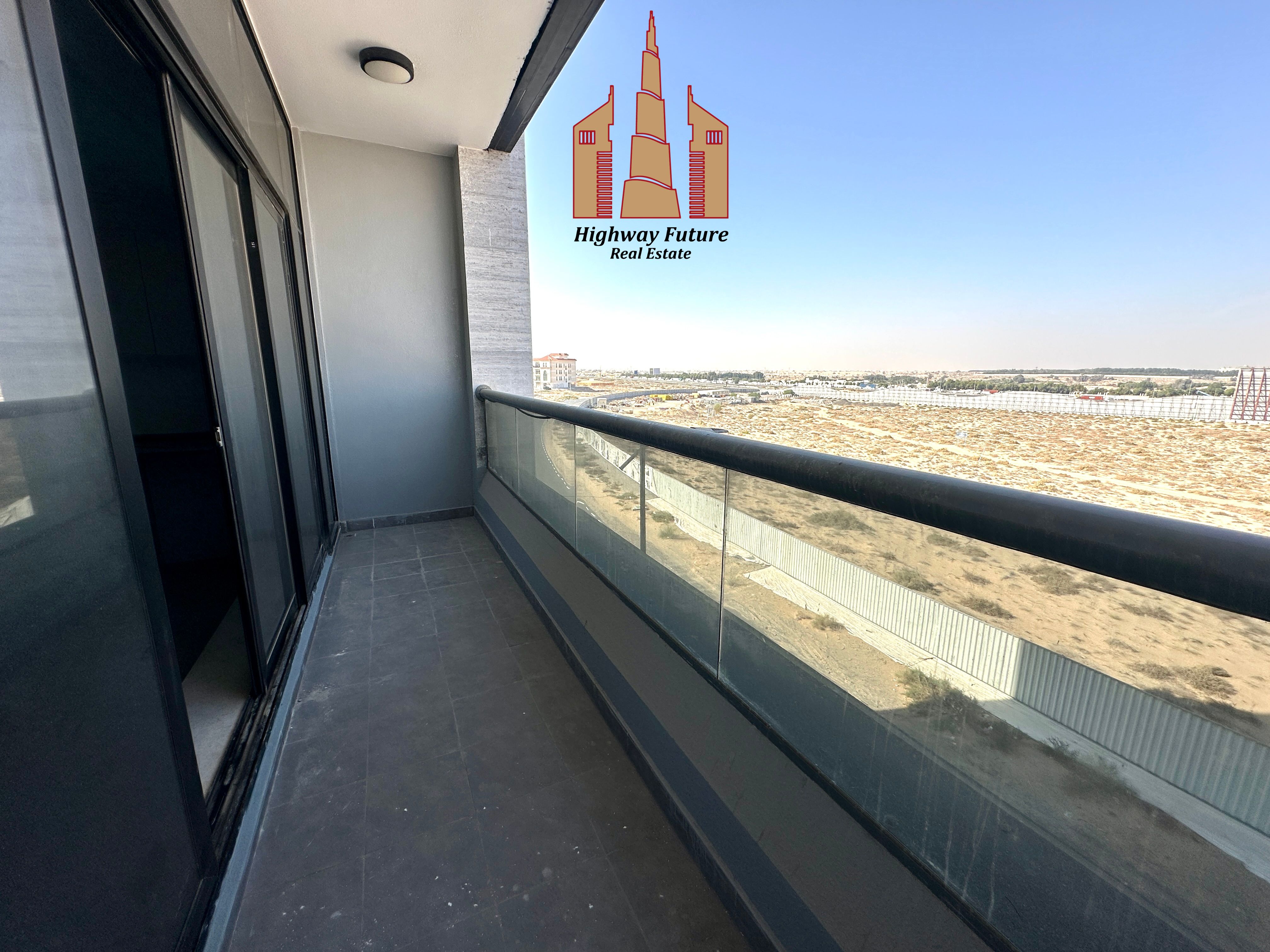 Brand new spacious 2Bhk with maids room covered parking balcony wardrobes 95k
