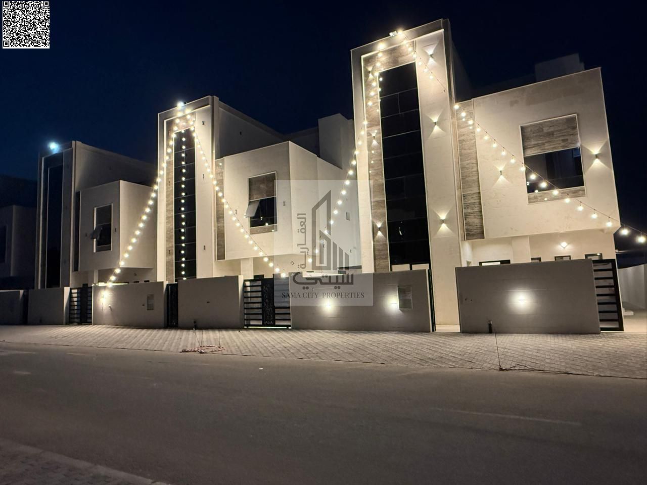 Villa for Sale in Al-Haliyo Area • 6 Master Bedrooms • Majlis with Bathroom • Living Room with Bathroom • Main Kitchen • Maid's Room • Large Set
