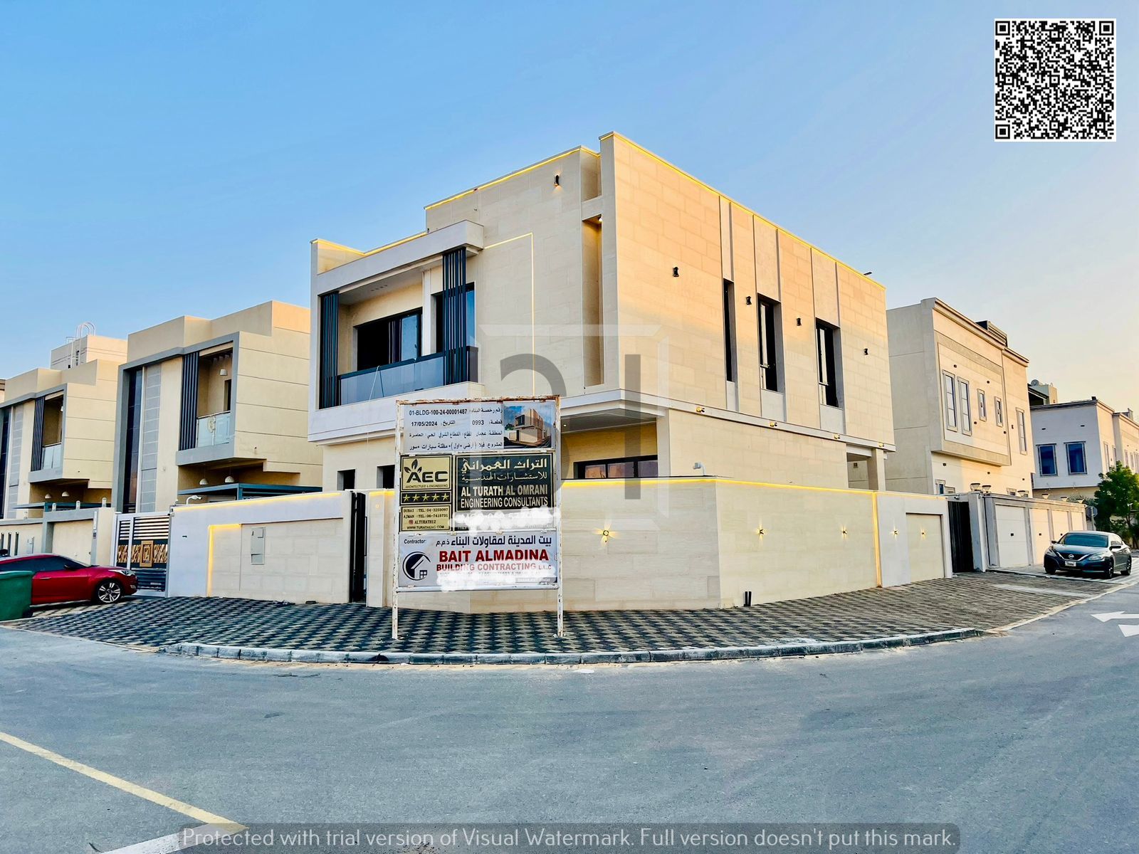 Villa for sale in a prime location opposite services and Sheikh Mohammed Bin Zayed Road.