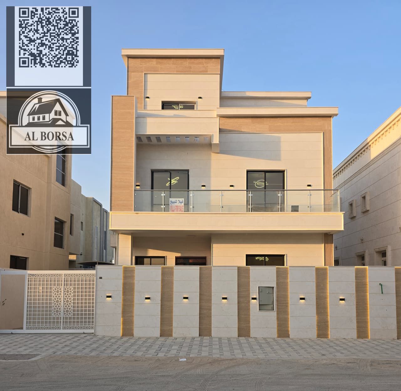 Villa for sale – Al Yasmin | 5 master bedrooms + majlis + 2 living rooms + roof with outdoor seating area | AED 1,650,000 negotiable | 1 villa r