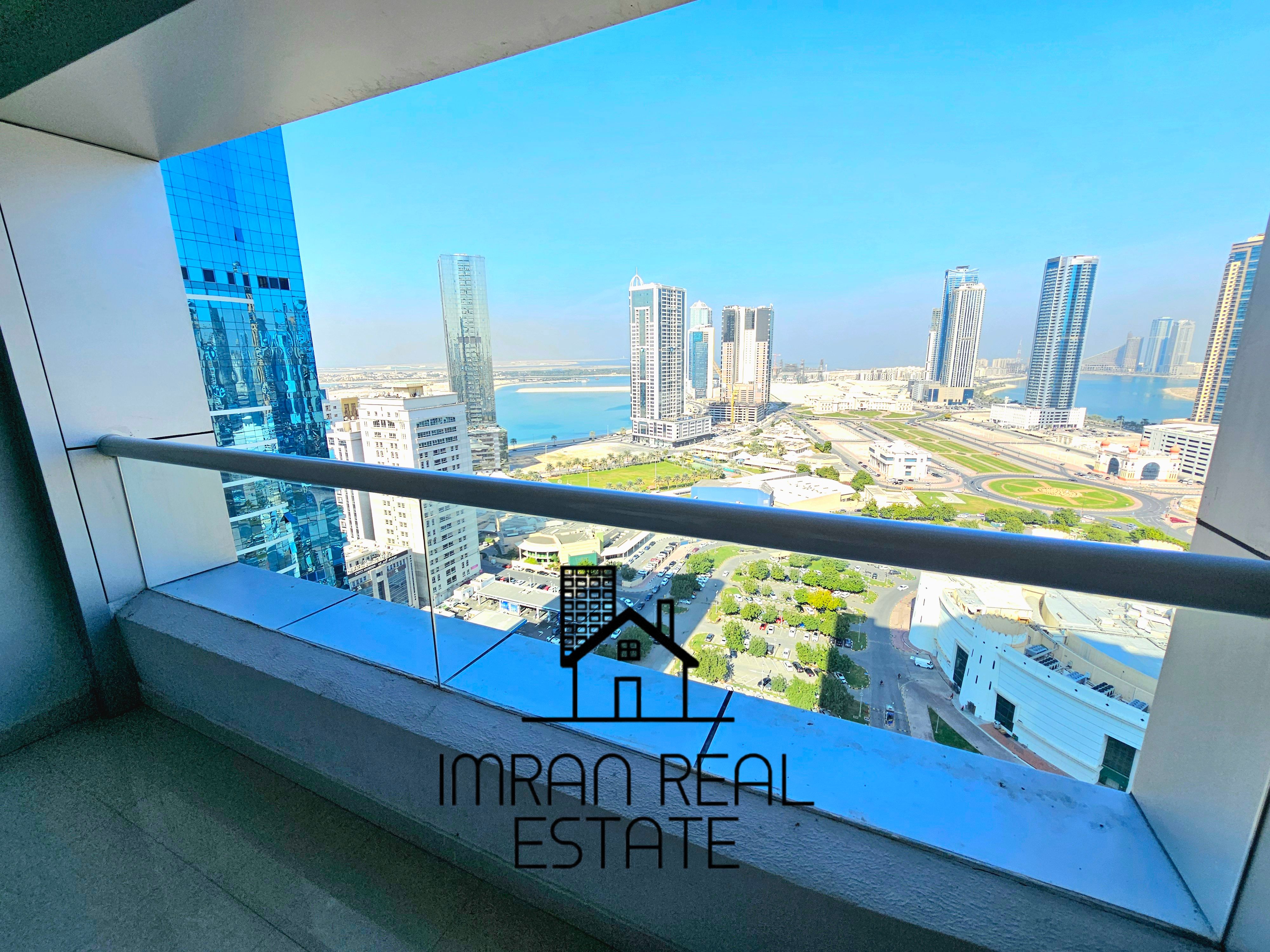 ** SEAFRONT LUXURIOUS-3BHK* 2 MASTER BEDROOM *INCLUDING WARDROBE GYM POOL BALCONY COVERED PARKING **