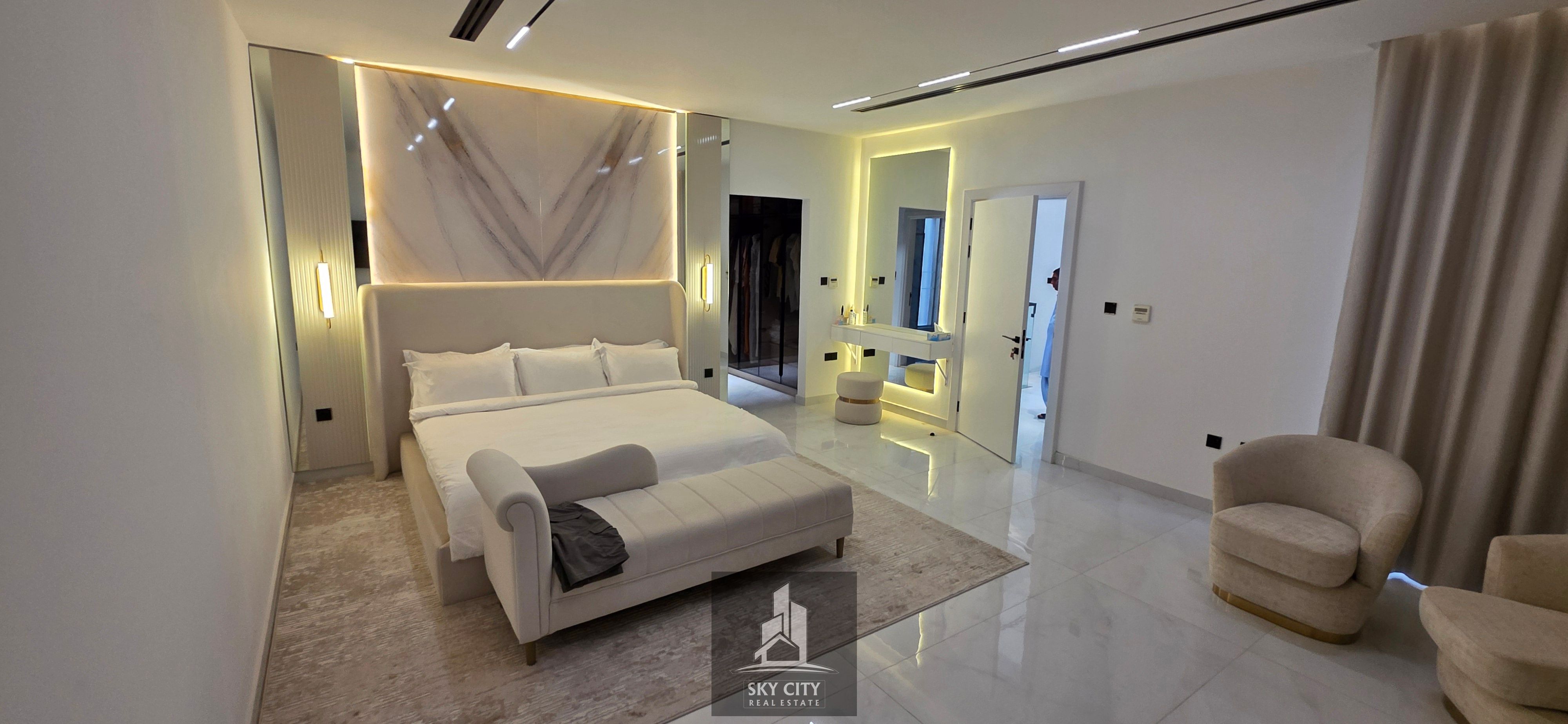 Villa for sale including electricity and AC and water