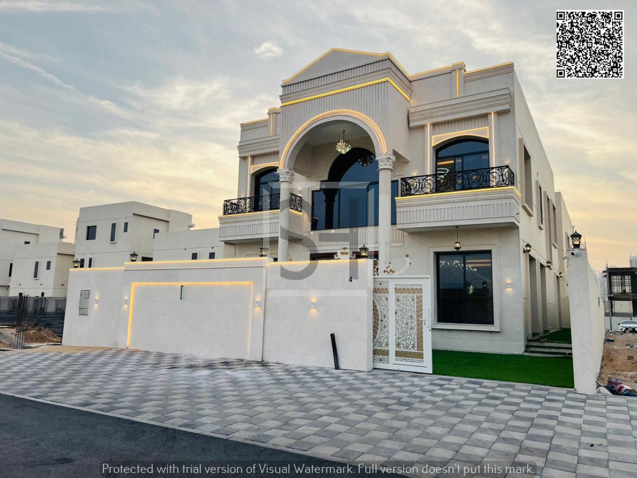 Villa for sale in a prime location opposite services and Sheikh Mohammed Bin Zayed Road.