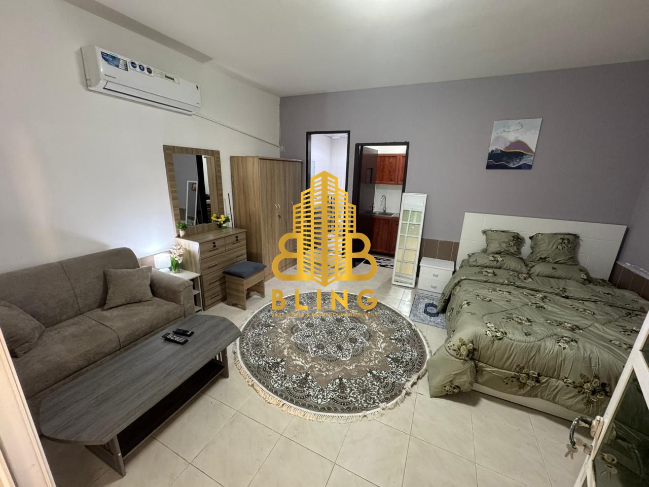 PRIVATE ENTRANCE! Fully Furnished Studio Apartment With Water & Electricity Included