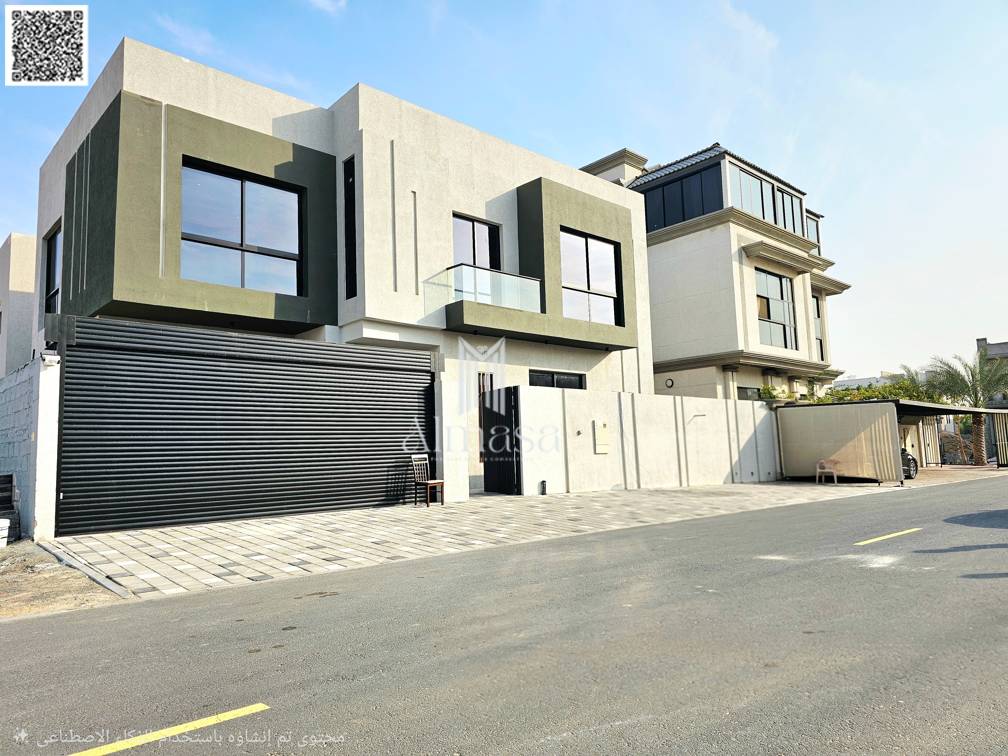 Own a modern villa, excellent location, includes central air conditioning, large area