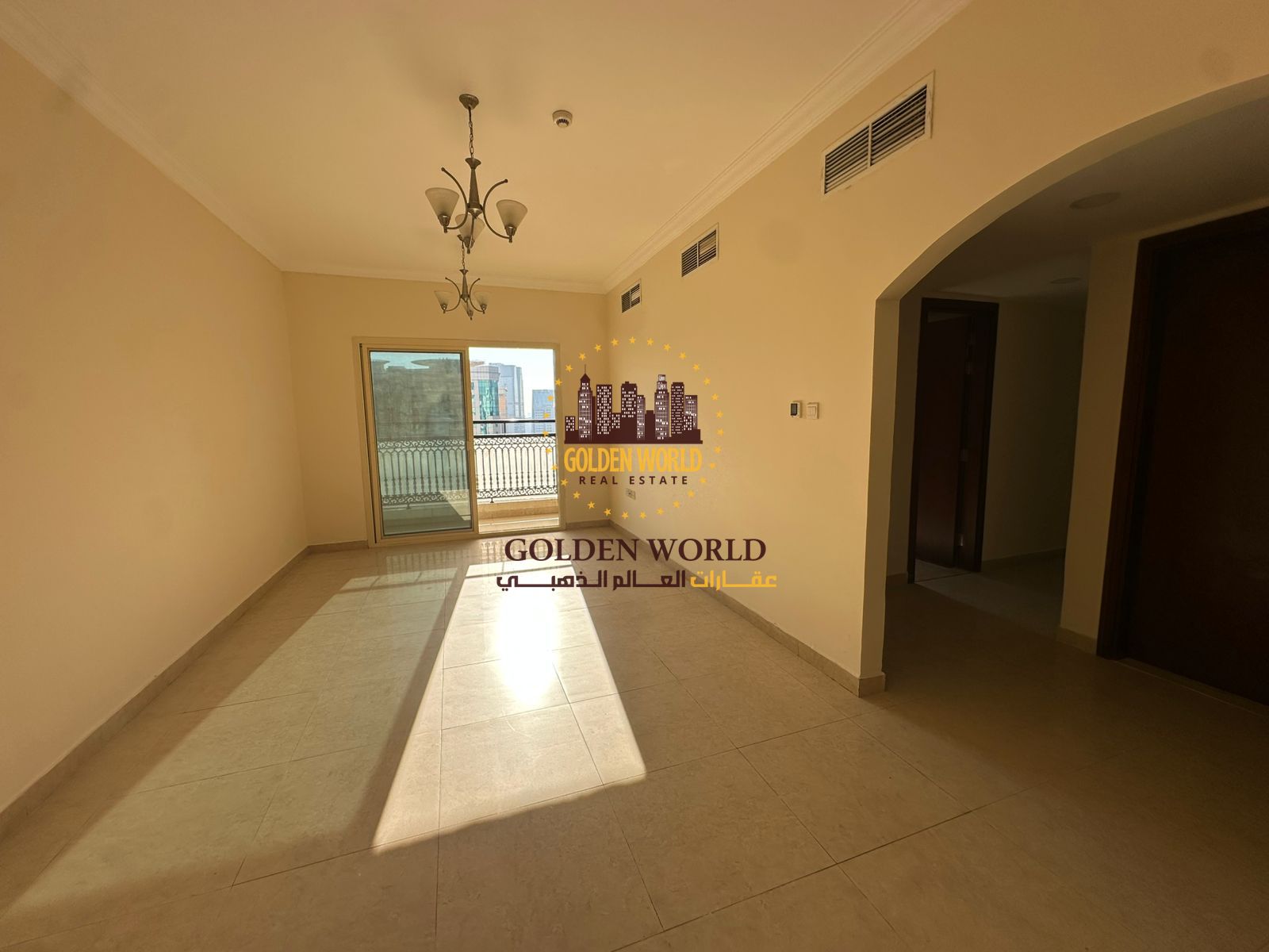 Three Bedroom Apartment with Living Room, Two Balconies, Open View, Master Bedroom, Storage Room and Free Parking
