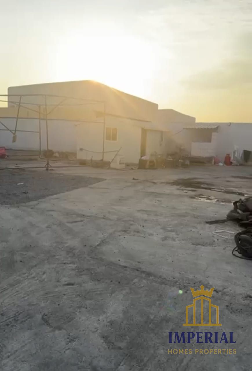 Fenced industrial land with 100 kW electricity and an office