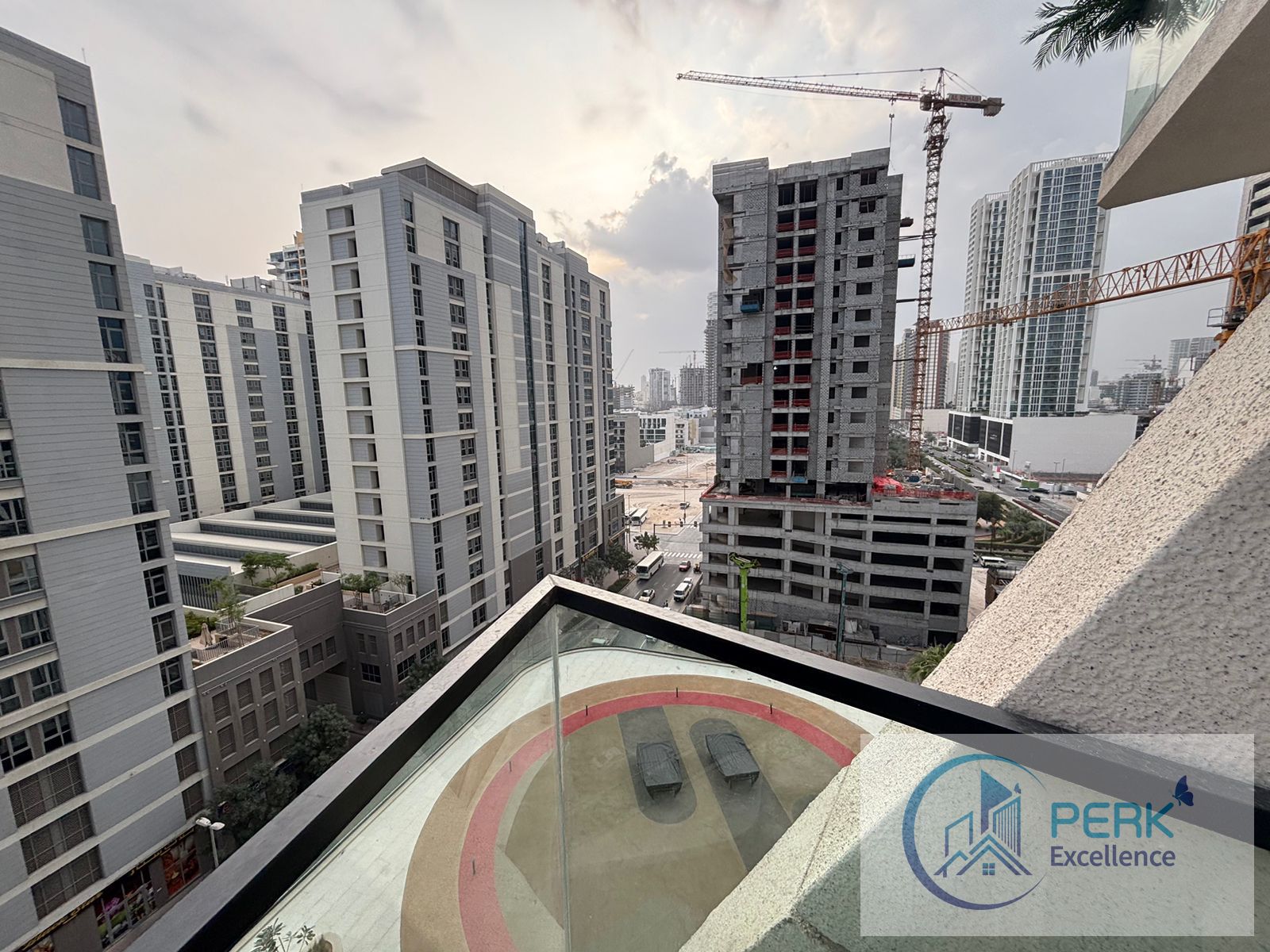 1BR Apartment with Private Pool, Balcony & Community View in Binghatti Phantom, JVC