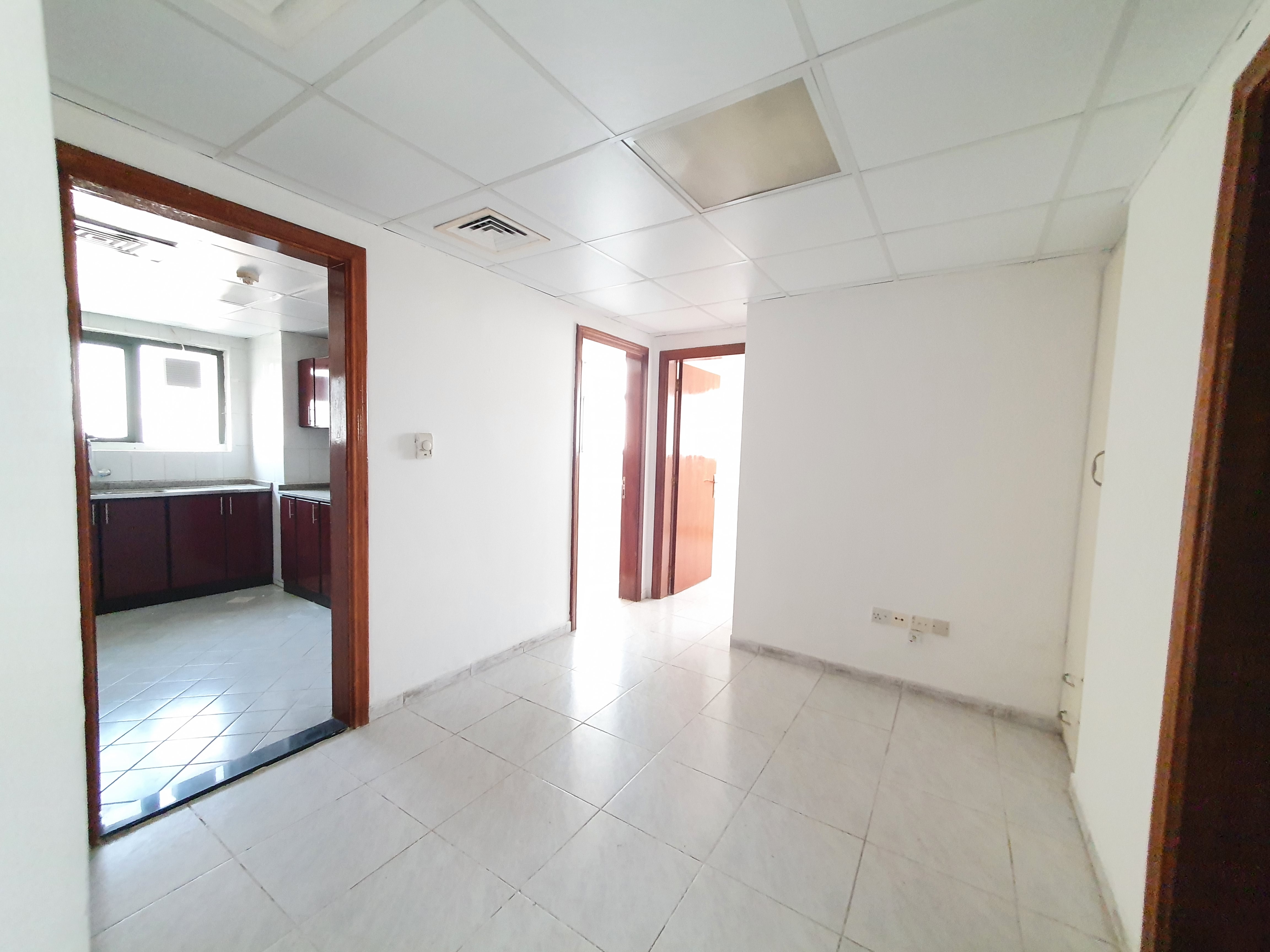 Chiller free AC // close Hall also Dining sapce 2BHK just 43k in Abu shagrah