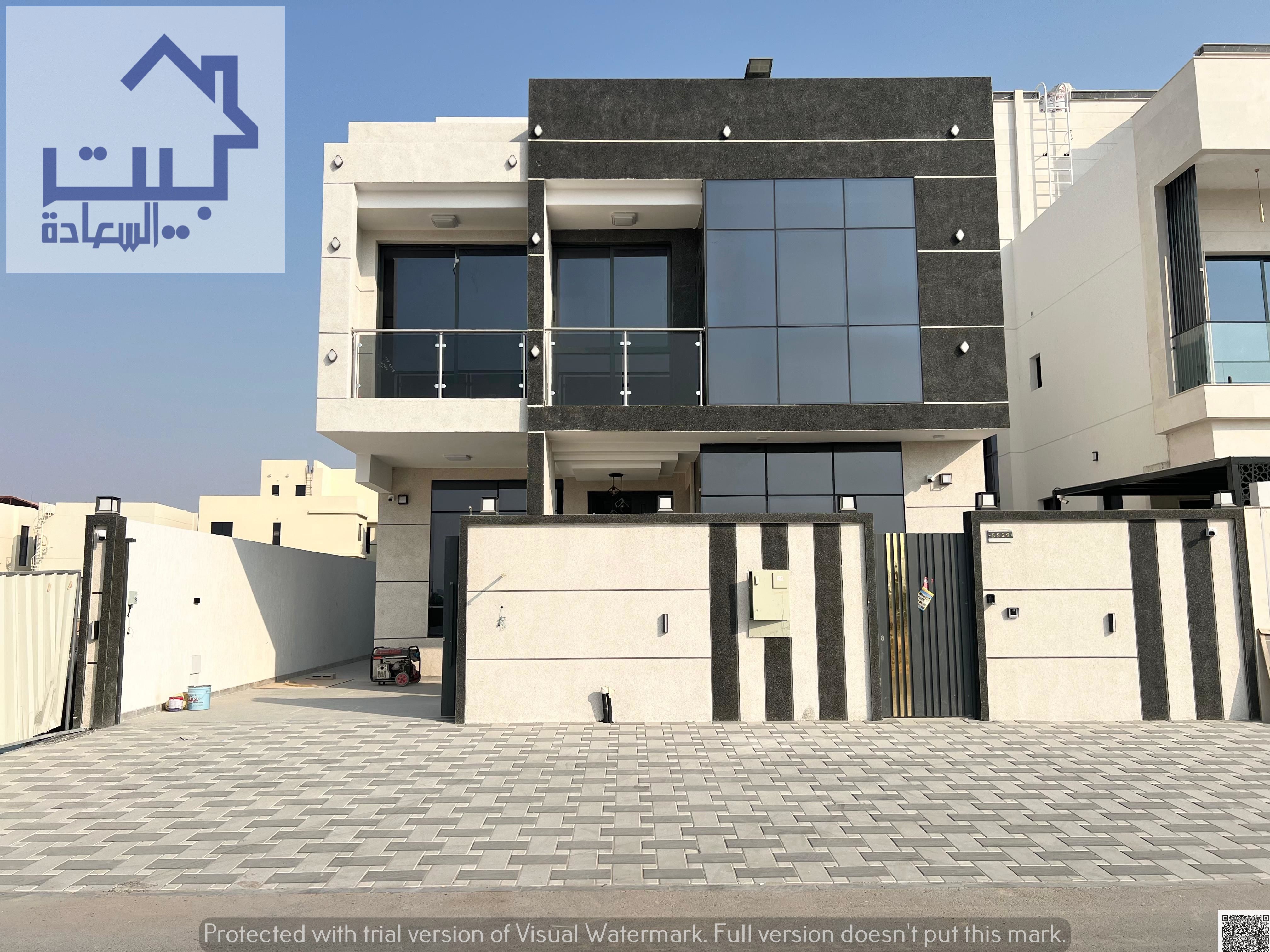 Your dream villa at an attractive price, on the main street, close to all services, with a large internal yard, near Sheikh Mohammed Bin Zayed Road, f