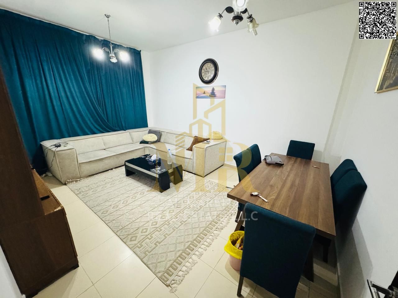 2BR Resale Apartment in City Towers Ajman, Closed Kitchen, Furnished, Rented AED 5,000, Private Parking, Monthly Installment AED 4,369 Only.