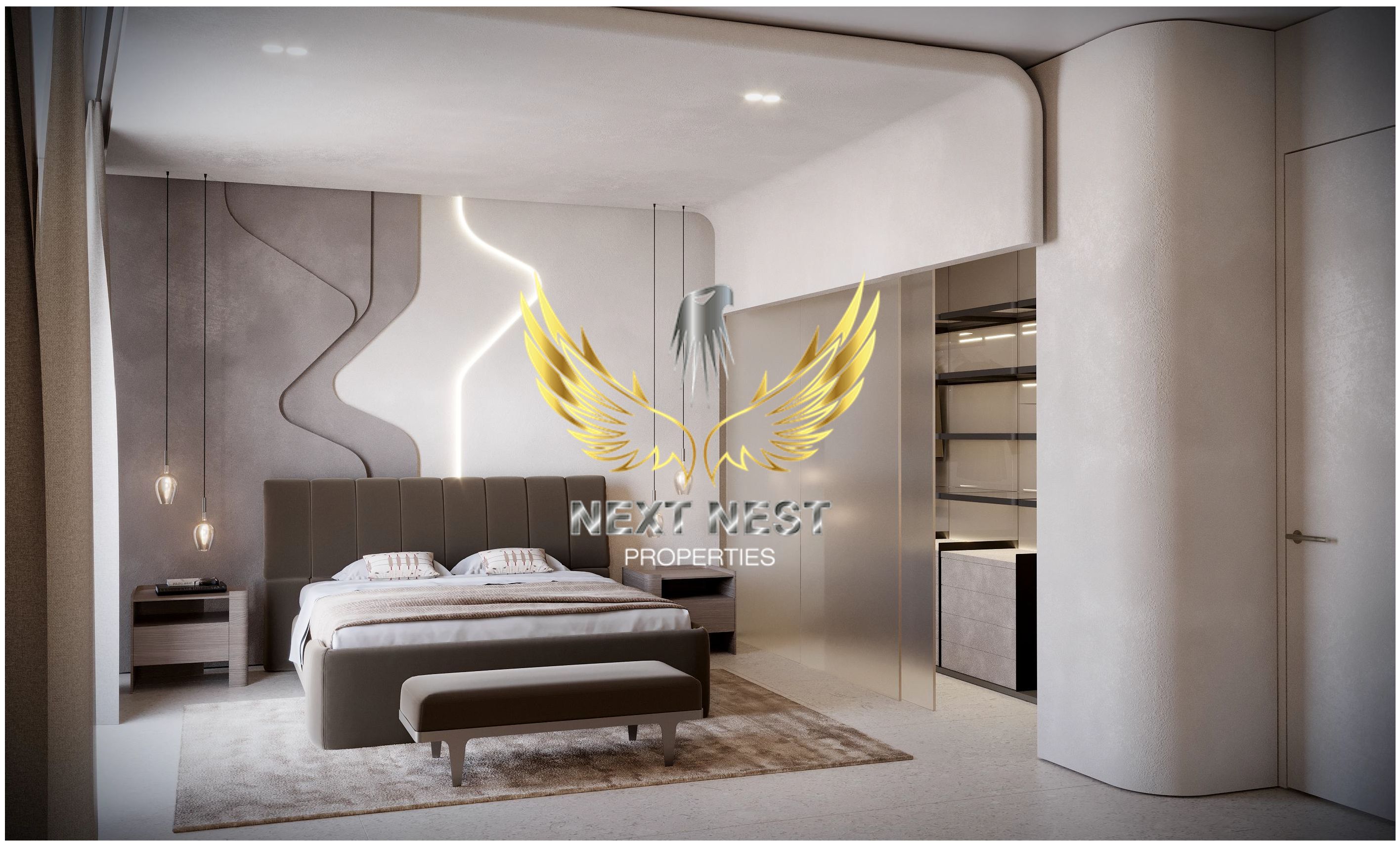Dubai Island Dream: Luxurious 2-Bedroom with Premium Amenities