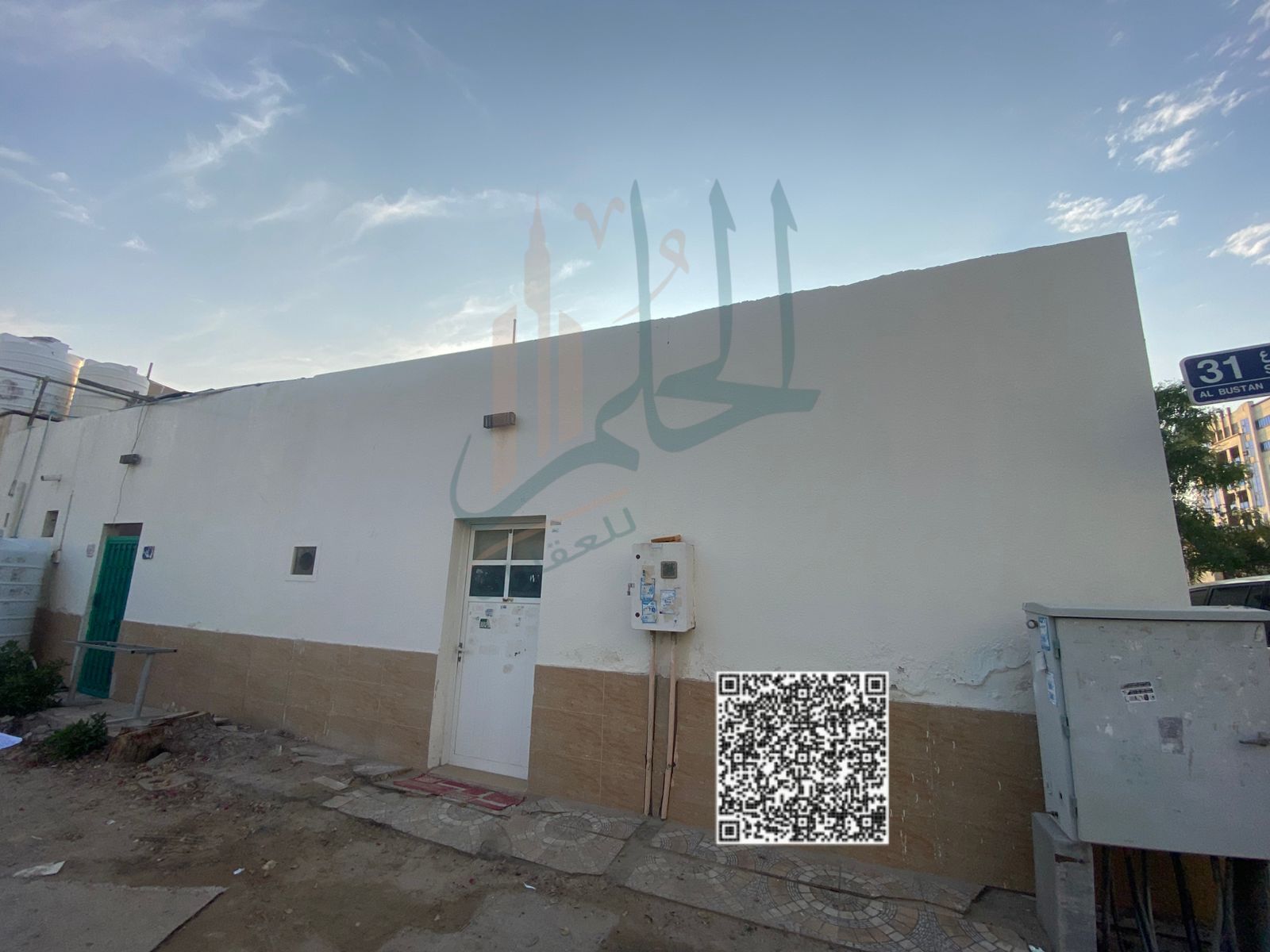 Arab house for sale at an excellent price in Al Bustan, corner location on two streets, currently rented with excellent income.