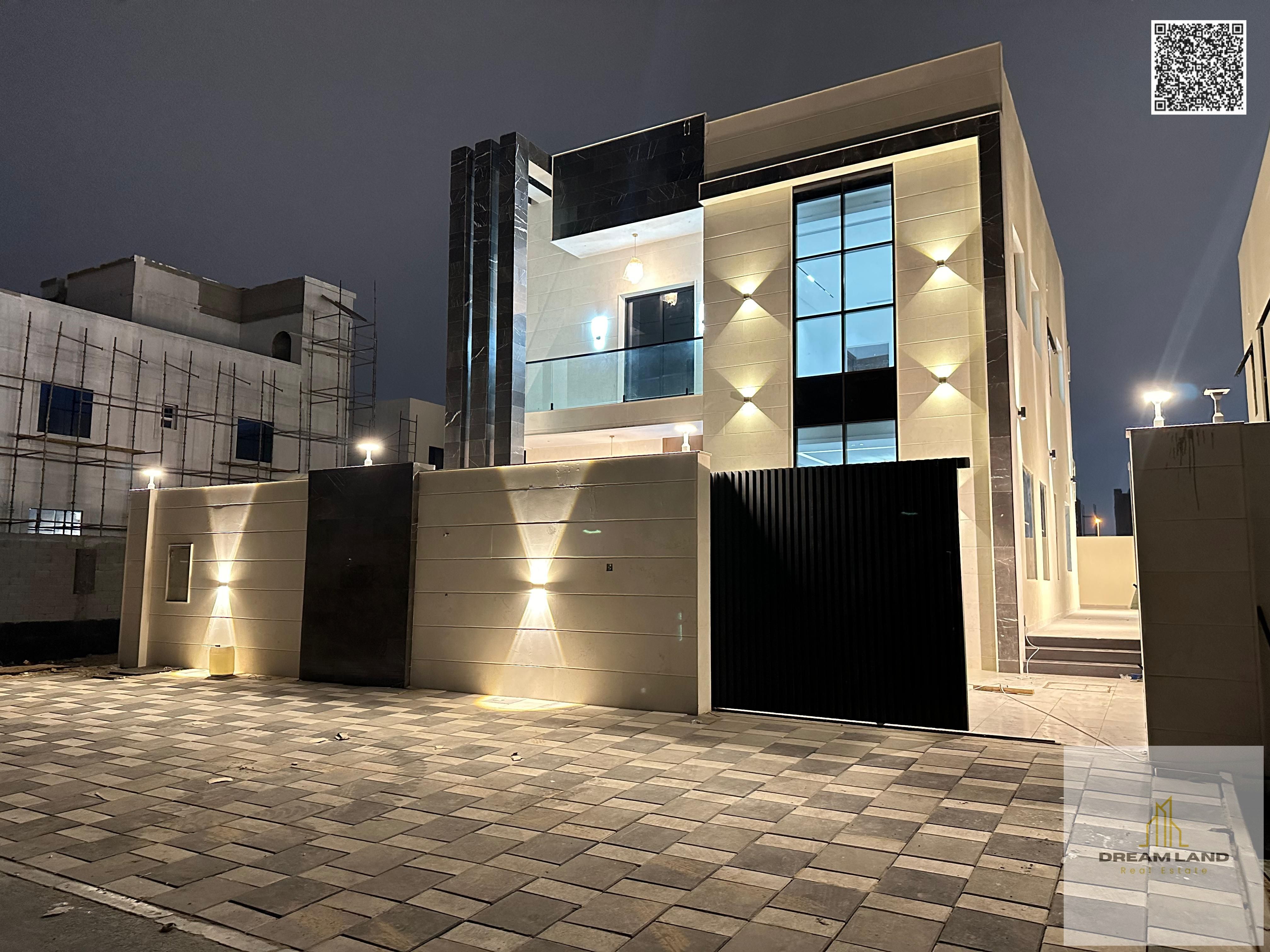 Modern luxury villa for sale in Al Zahia – Ajman. Price includes registration and ownership fees.