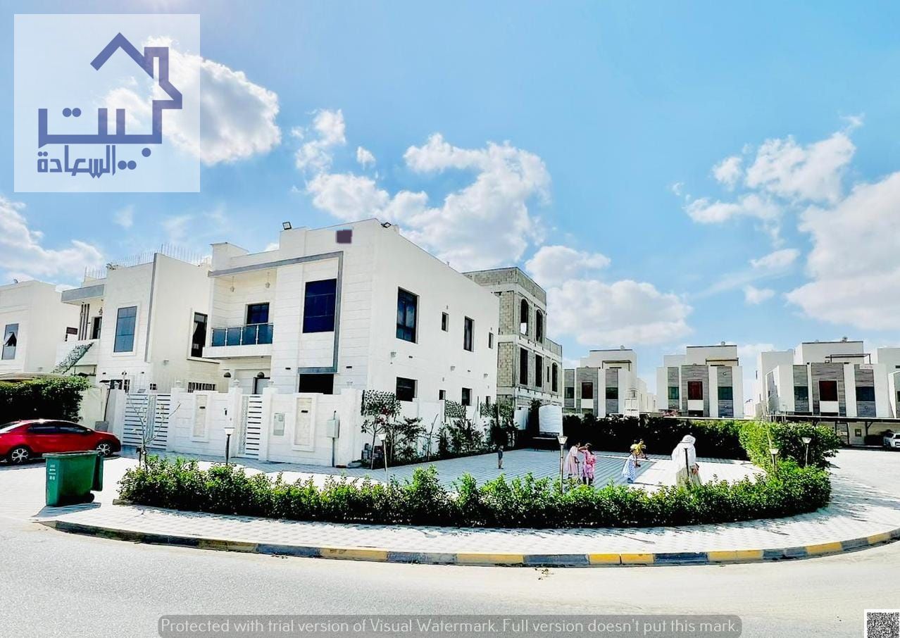 Villa for rent in Al Yasmin – 5 bedrooms + living room + majlis + maid's room | Central air conditioning | Ready to move in