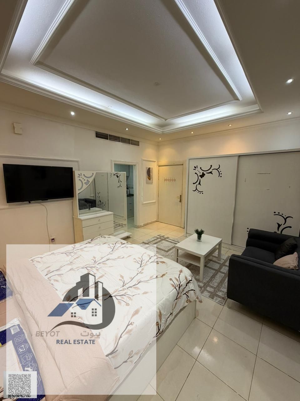 Studio apartment for rent in Al Rumaila, Ajman.