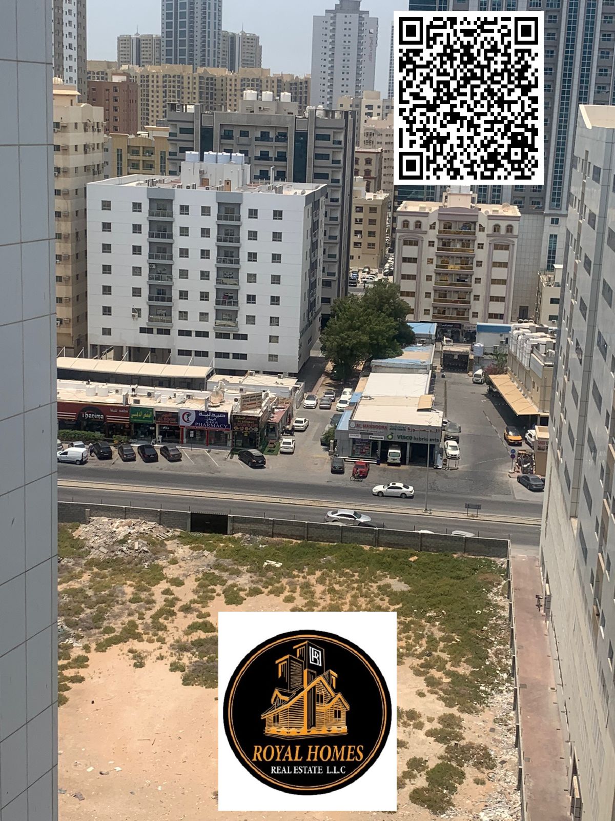 Hot Offer 1BHK Partial Open & City View With Parking For Rent Central AC Bigger In Size & Cheapest in Price at Prime Location of Ajman Pearl Towers