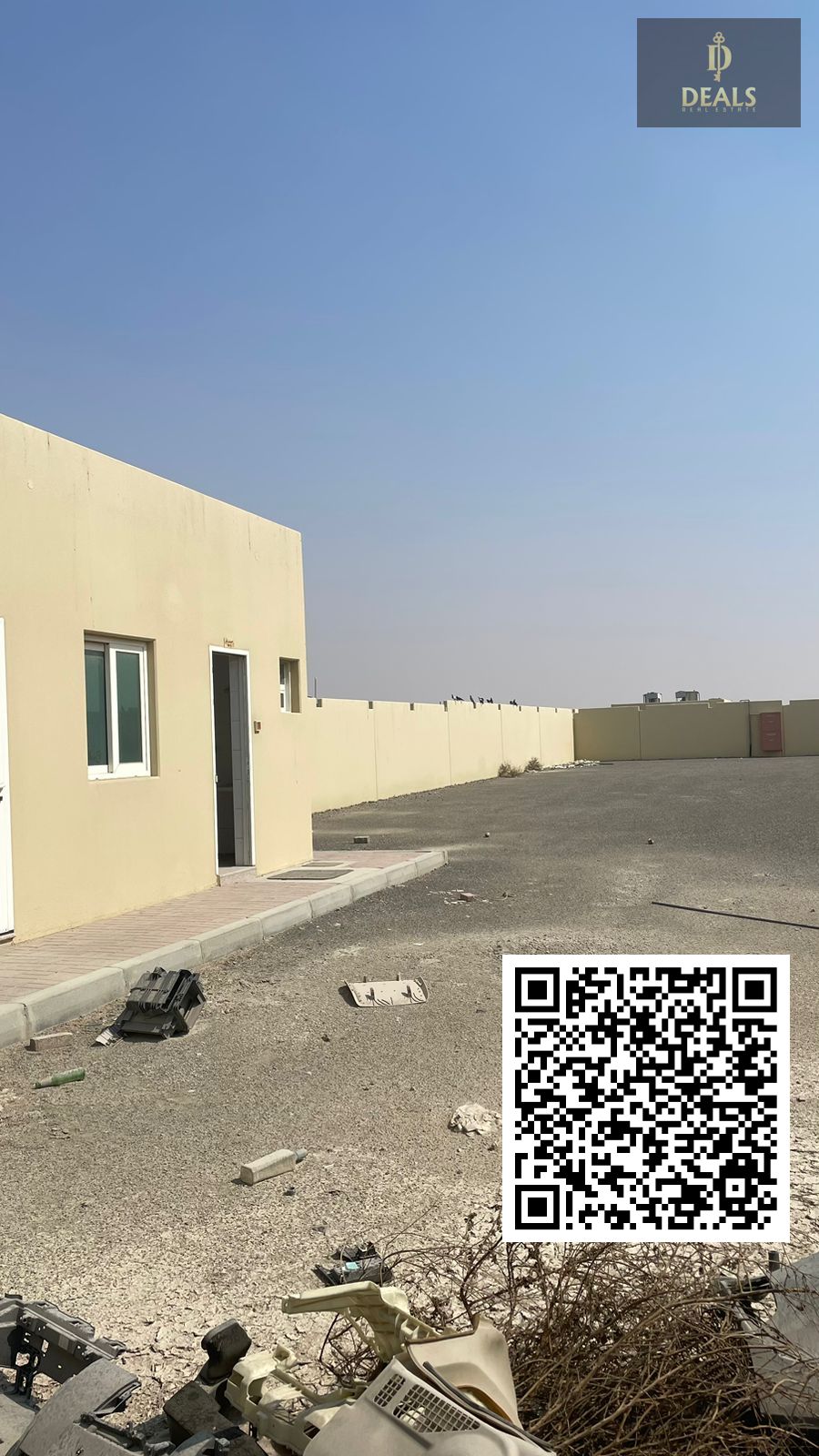 OPEN YARD FOR RENT IN SAJAA INDUSTRIAL \\ READY WATER AND ELECTERCITY & FULLY DEVELOPED