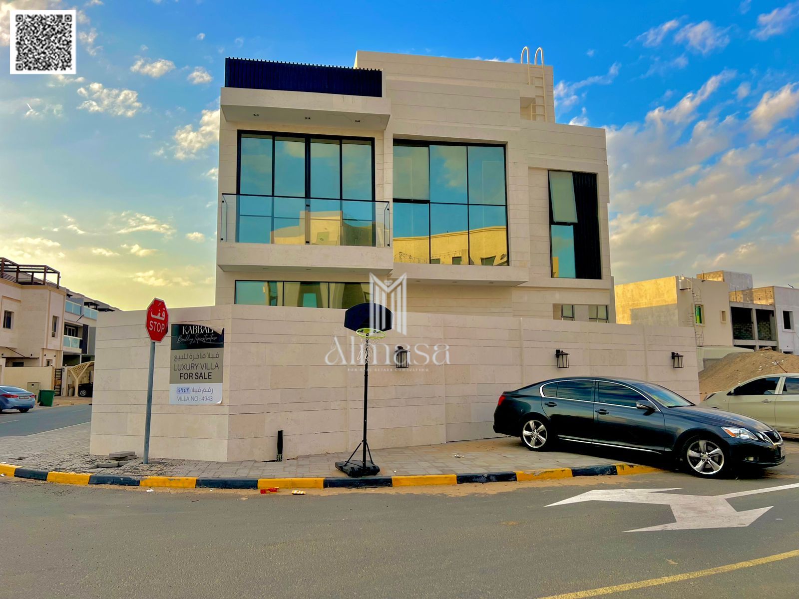 Elegant Villa with Large Plot in Al Zahya
