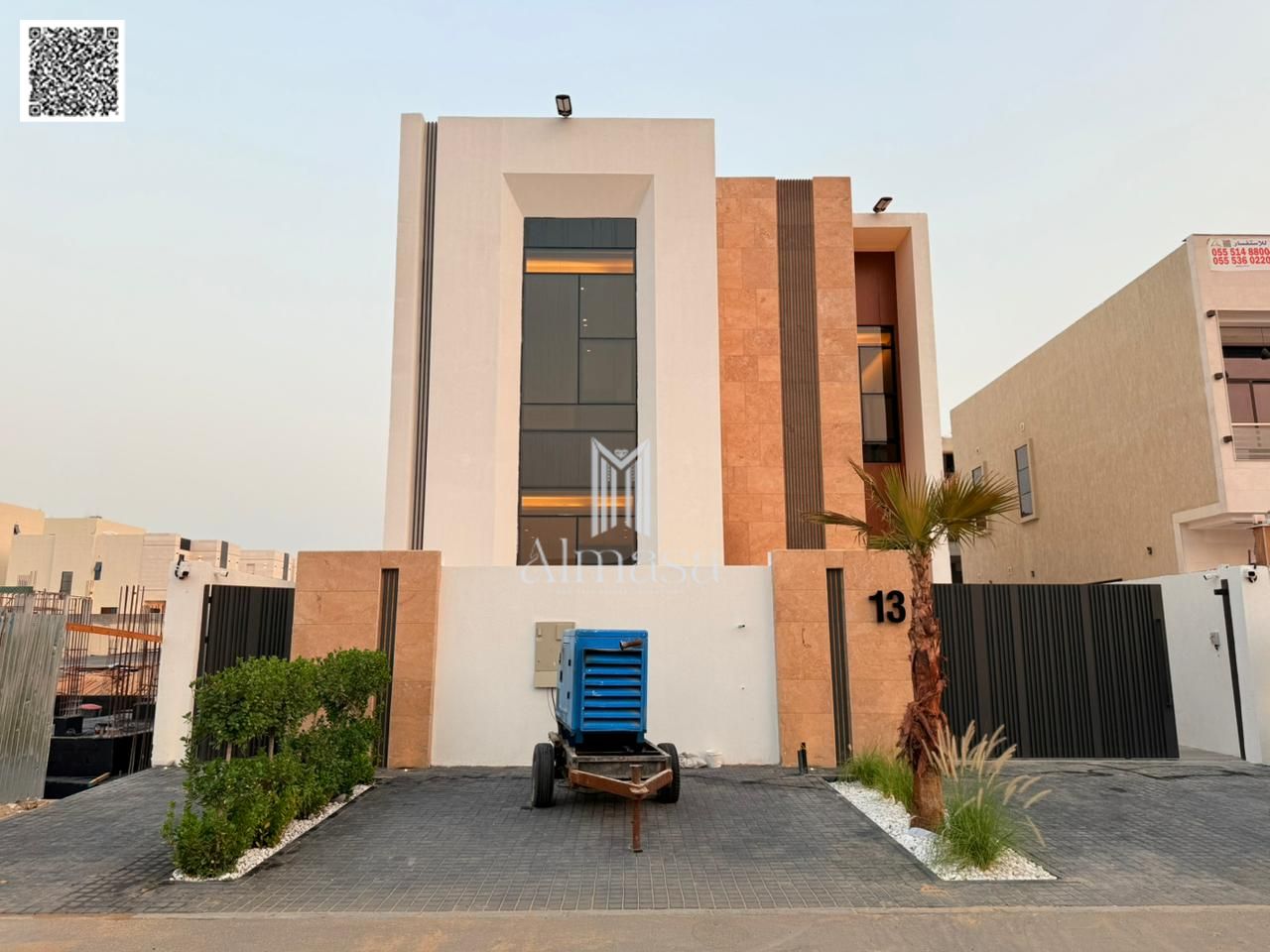 Own your dream villa in Al-Haliyo 2 area at a price including registration fees and negotiable - Two floors & large courtyard - Freehold for all natio