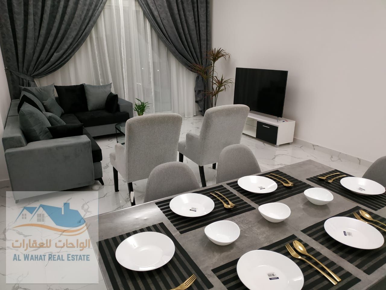 3 Own an apartment with a direct sea view and a monthly income of 7,000 dirhams – a guaranteed investment in Al Waha Towers.