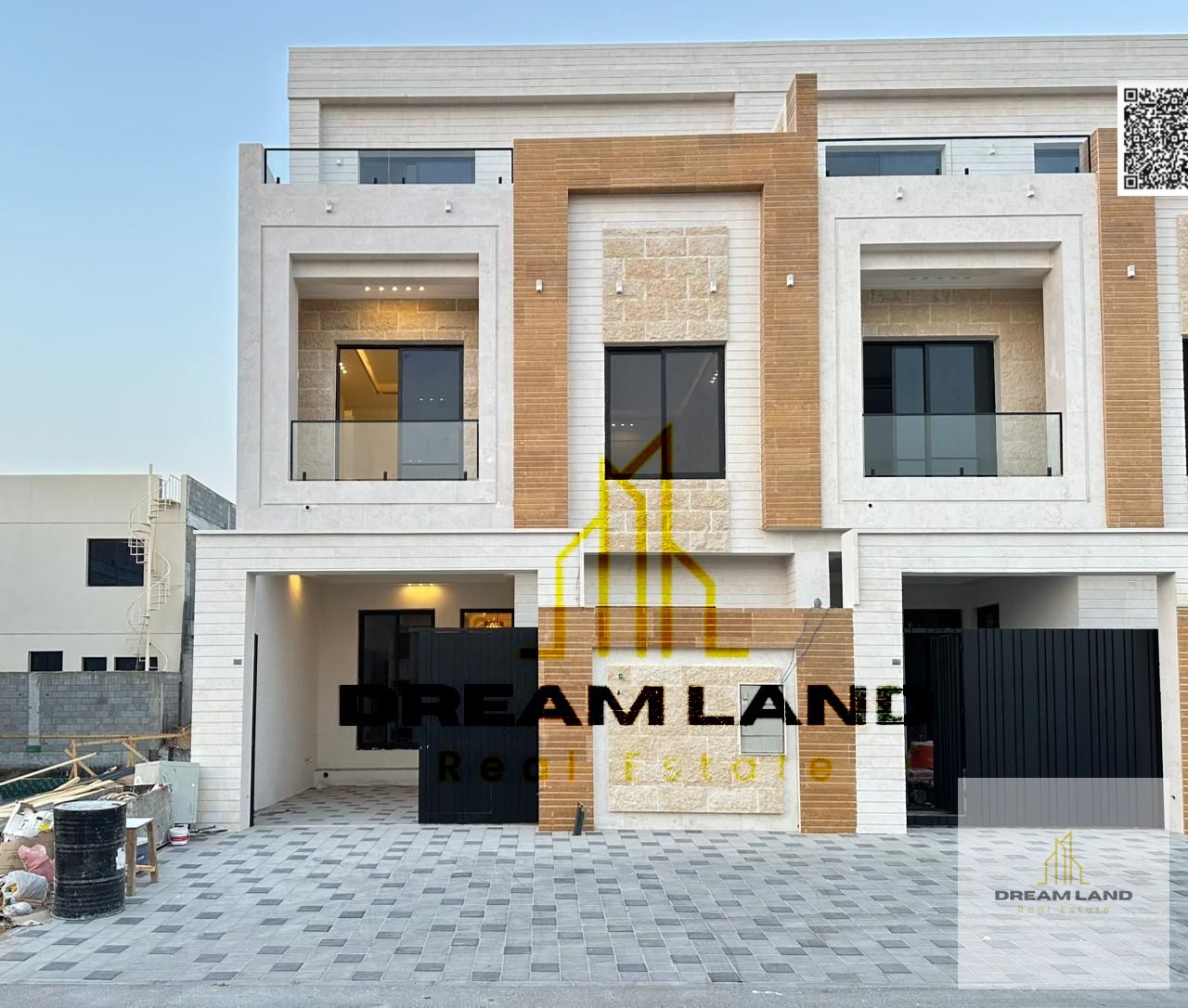 Including registration fees Town house 4 master bedrooms with built in wardrobes and rooftop, located in a strategic location close to all the service