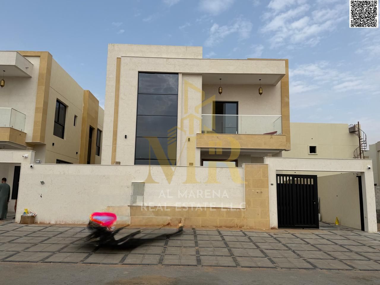 Luxury villa for sale in Al Zahia – opposite the park and mosque | 4 master bedrooms | Hotel-style finishes | Special price including central air cond