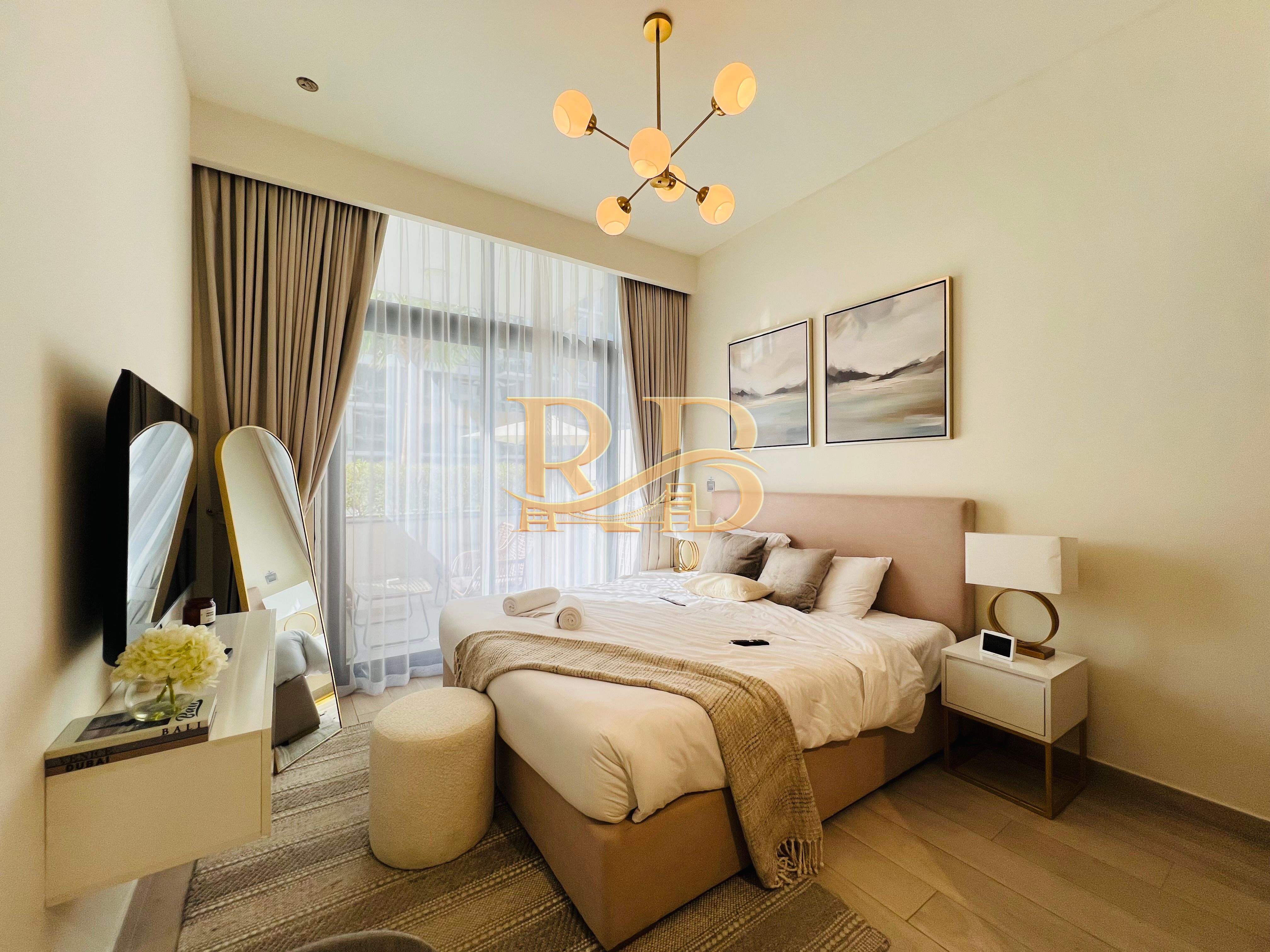 Cozy Furnished Studio || Spacious Layout || Pool View || Chiller Free