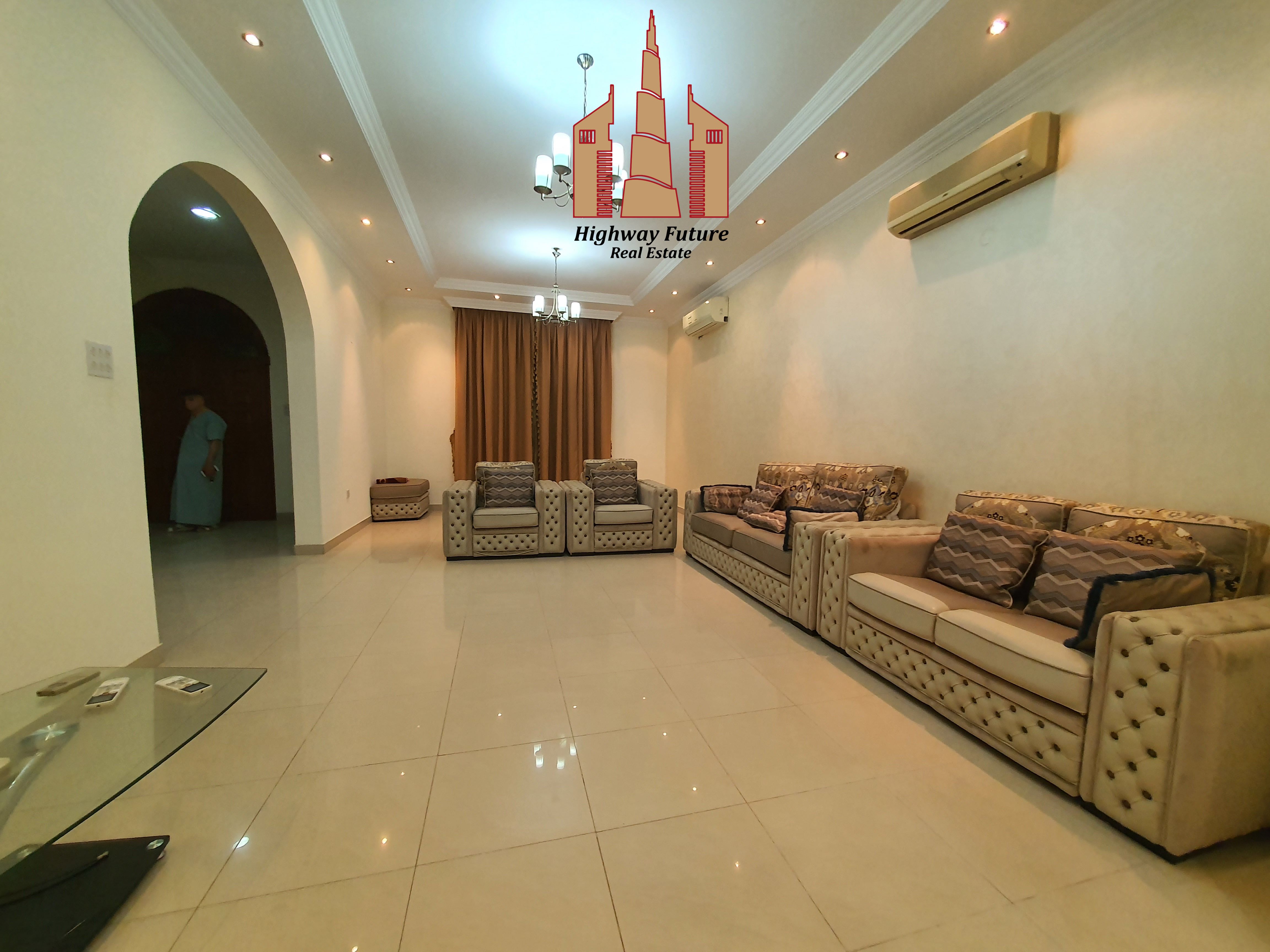 4 Bedroom Hall Majlis wardrobe parking Maids room Near Beach 12 year old 3400 sqft