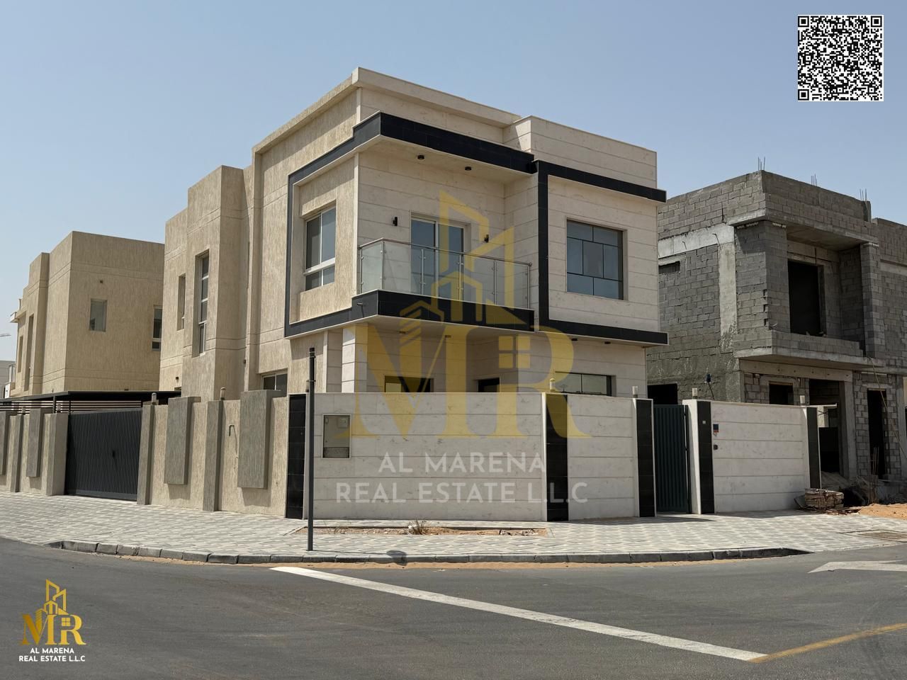 Lowest priced property in Ajman, 2-floor villa, 3014 sqft, 5 master bedrooms, prime location, perfect opportunity for living or investment.