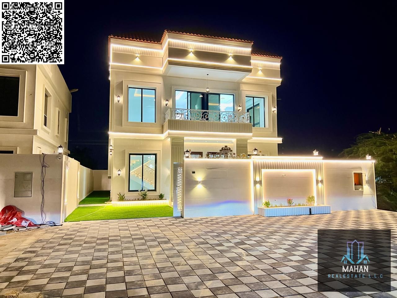 Own a luxurious classic villa for sale in Al Zahia area, Ajman. Freehold ownership for all nationalities.