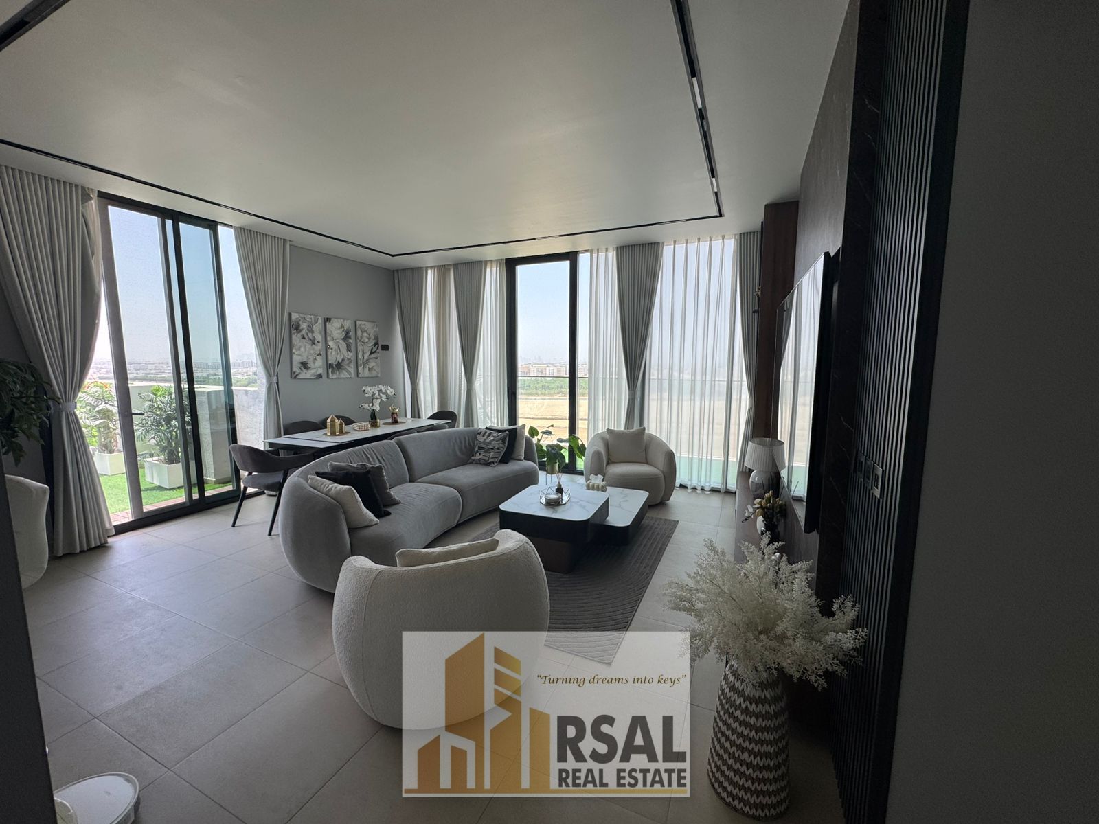 Luxurious Fully Furnished 3-Bedroom Penthouse with Maid’s Room in Aljada, Sharjah | AED 209,999