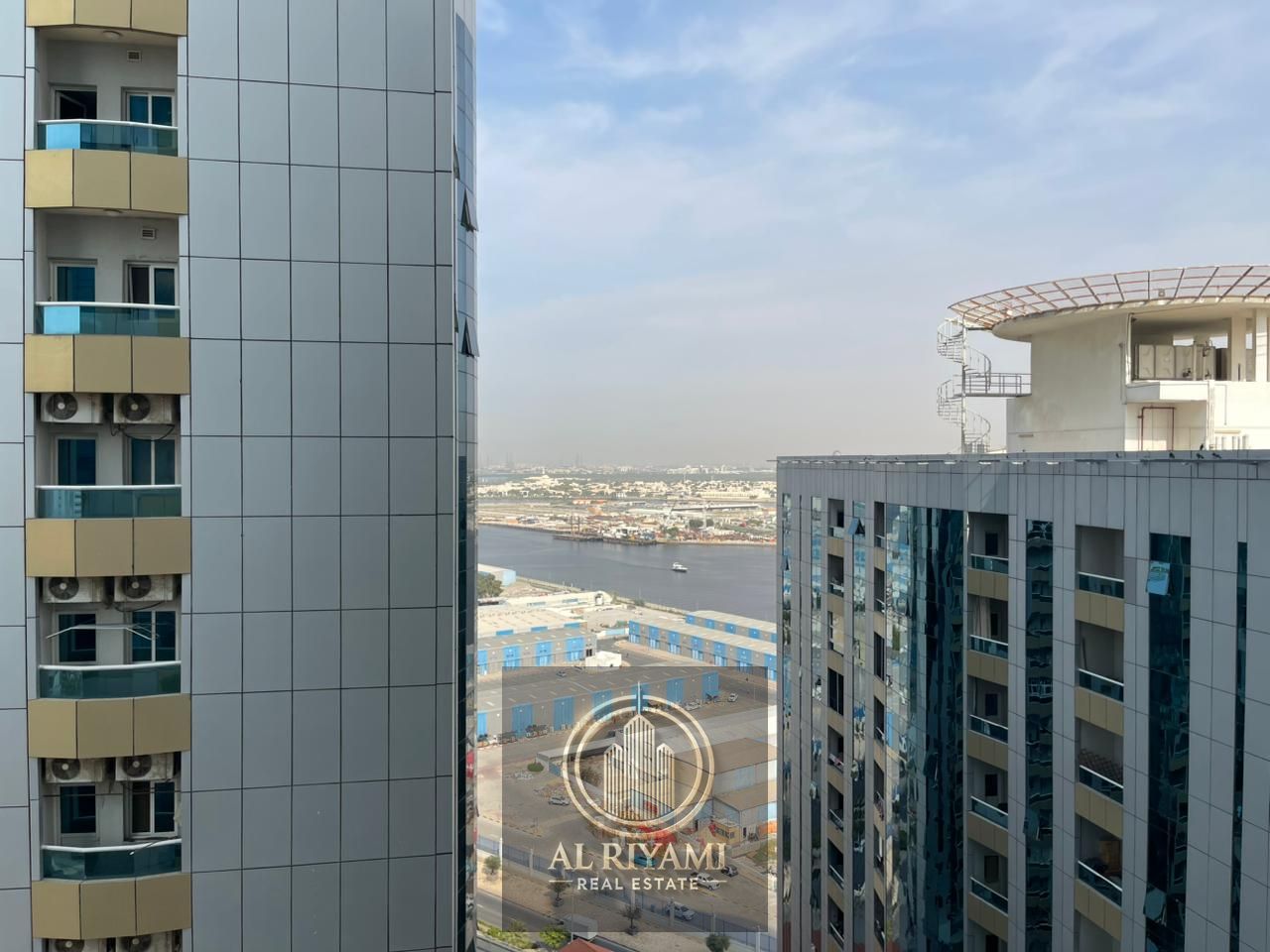 Luxury apartment with direct views of Ajman Creek