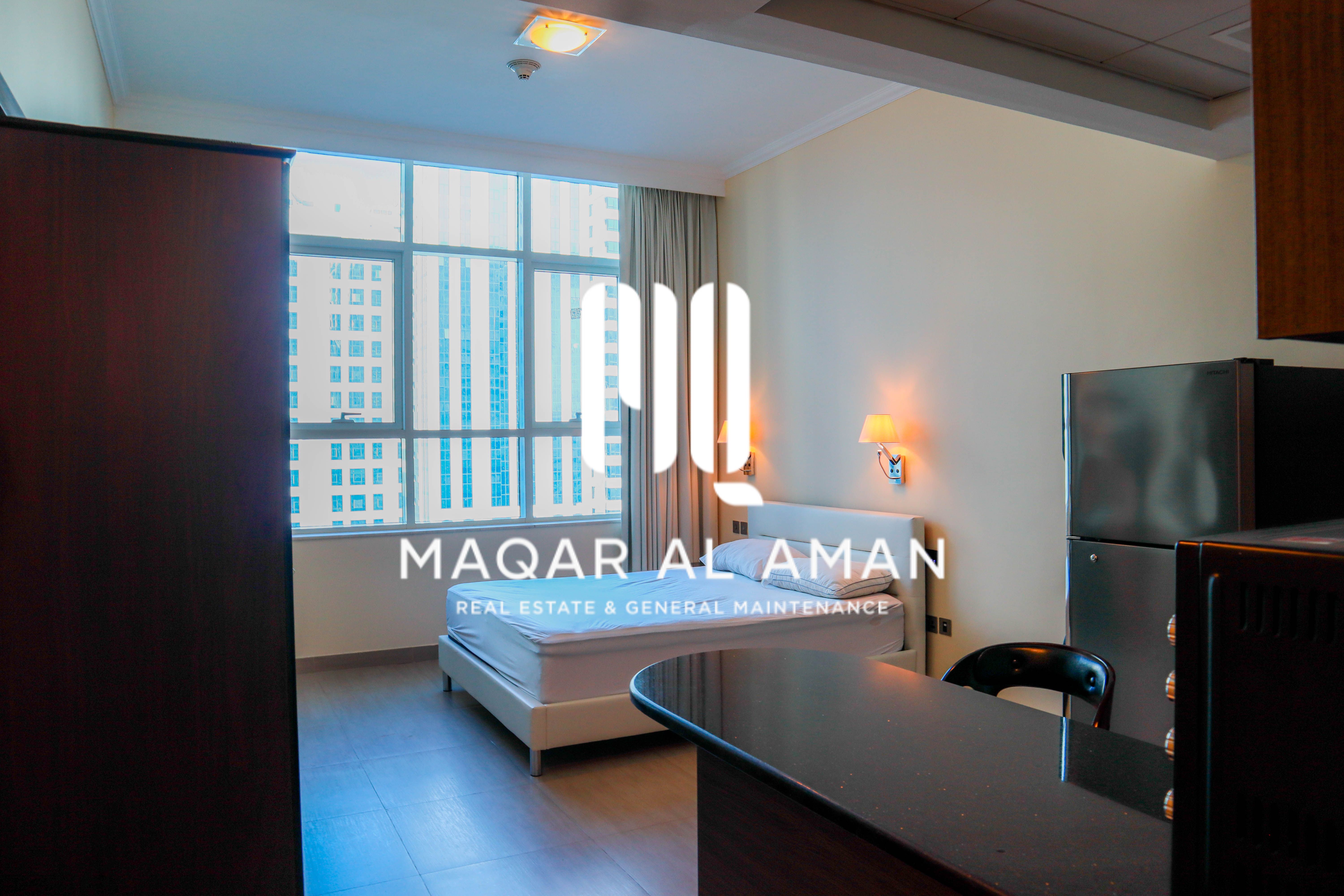 Fully Furnished Studio for Rent in Abu Dhabi City Centre | All Bills Included | Near WTC Mall