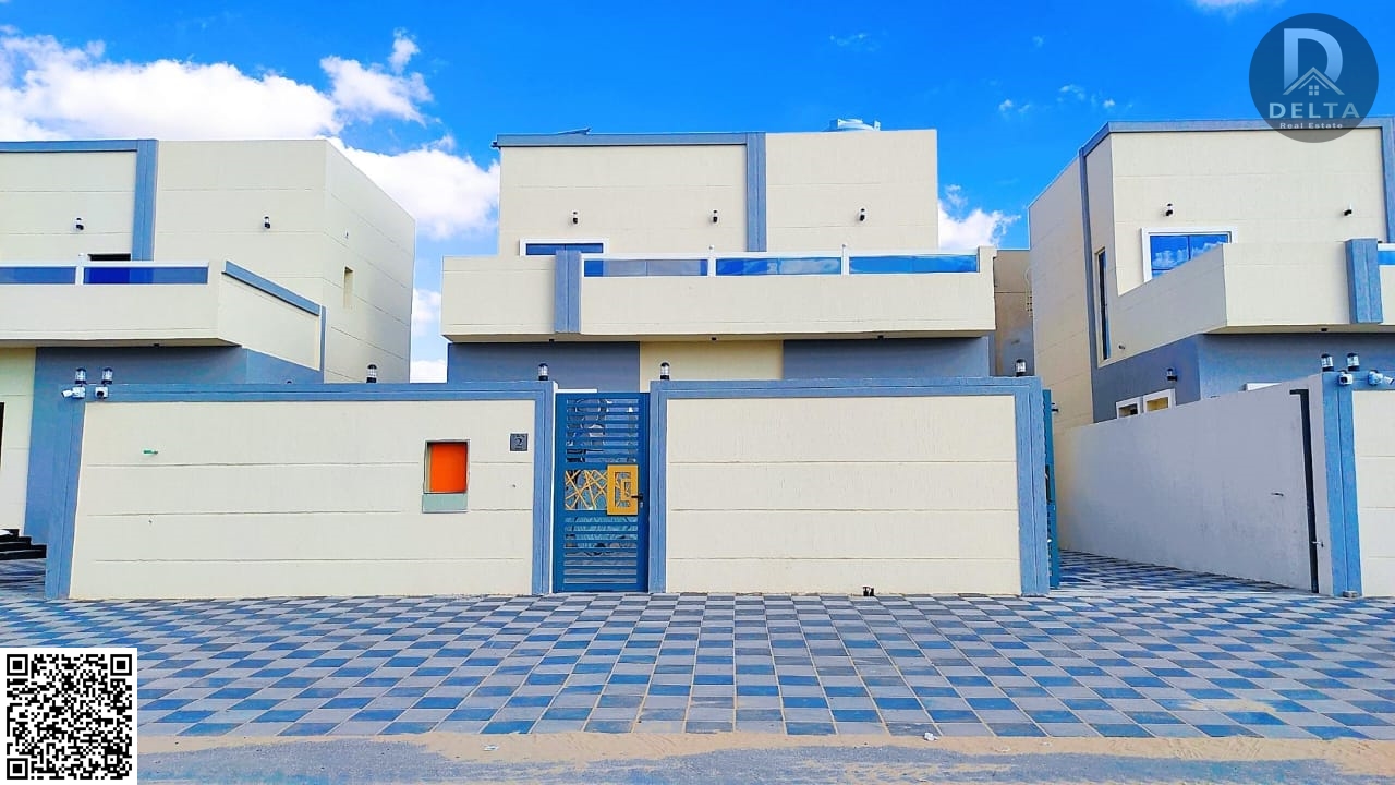 Luxury villa for sale - Al Zahiyah area, Ajman Consists of two floors (ground + first) | 3 master bedrooms | Luxury villa | Price negotiable | Large