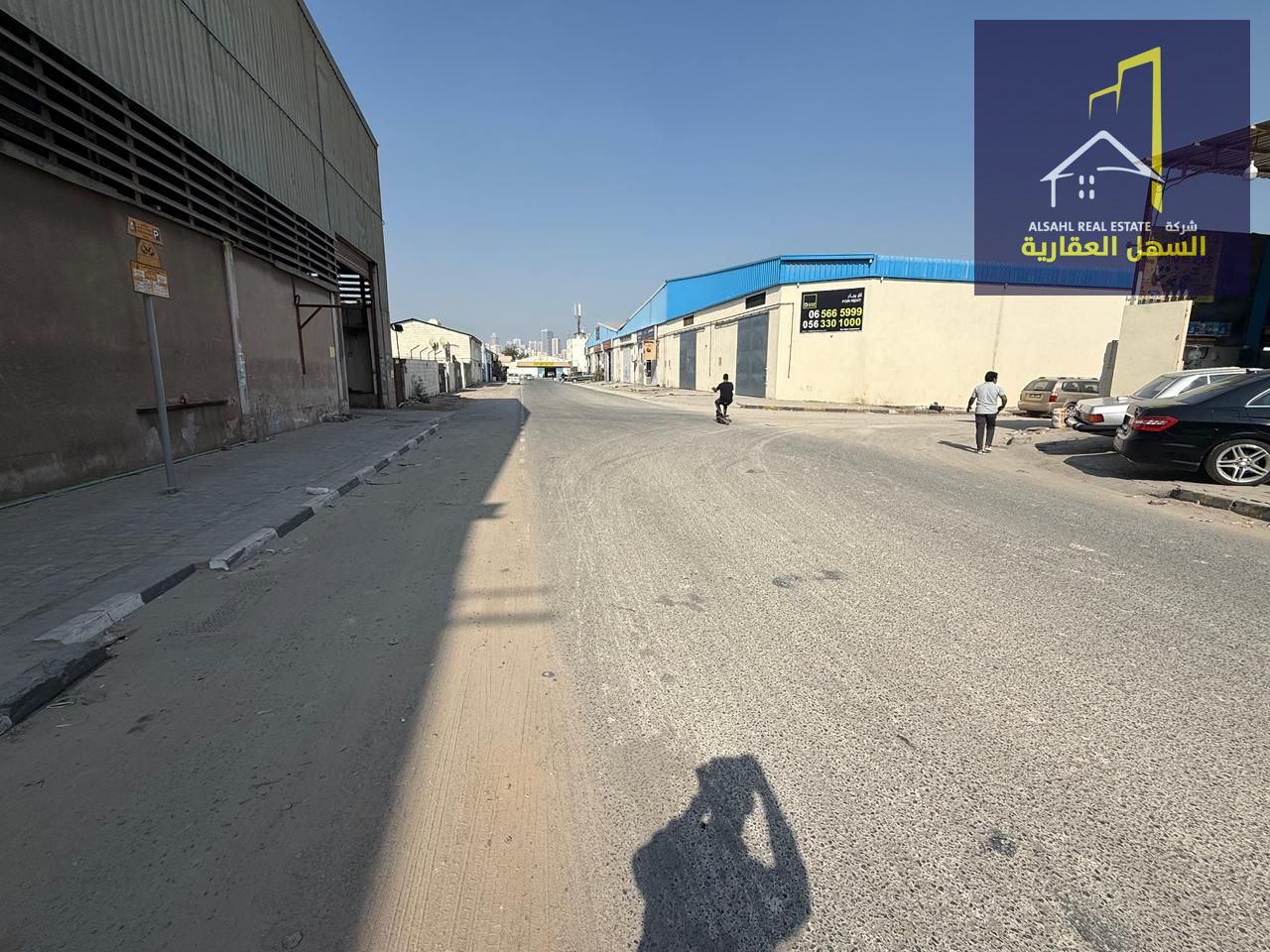 For sale: Industrial plot in Industrial Area 2, Sharjah, on a main road.