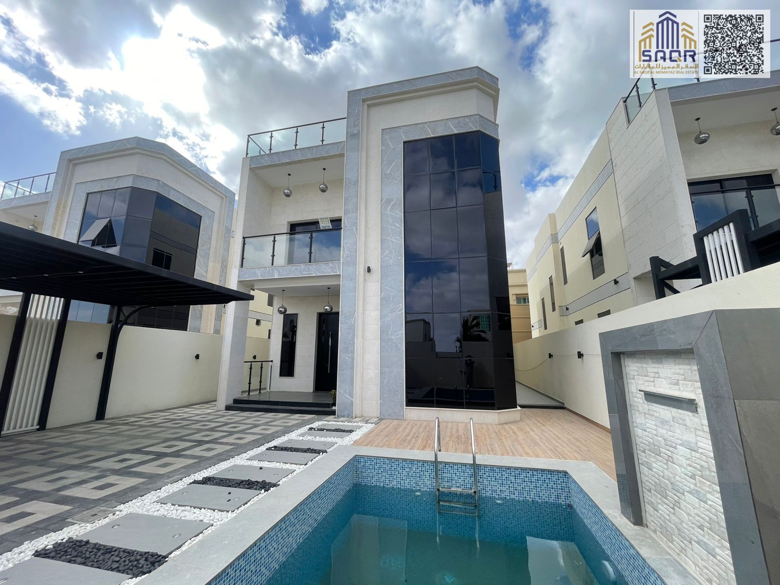 Villa in Al Rawda, Ajman, next to the mosque, close to the Saudi German Hospital and all services.