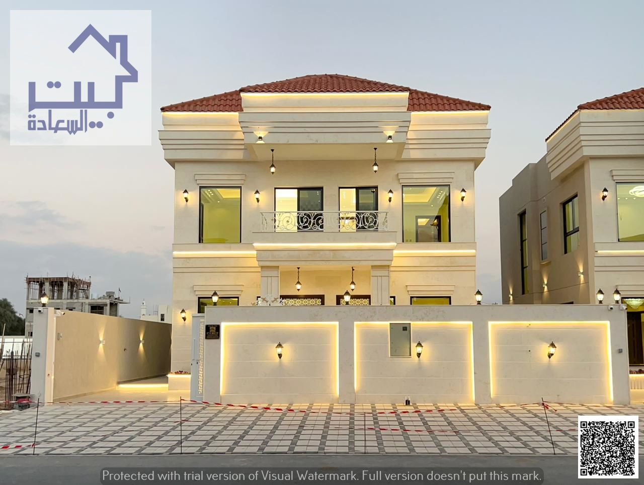 ** 150 **: For sale: Modern classic villa in Al Helio 2, prime location near mosque and services, close to Sheikh