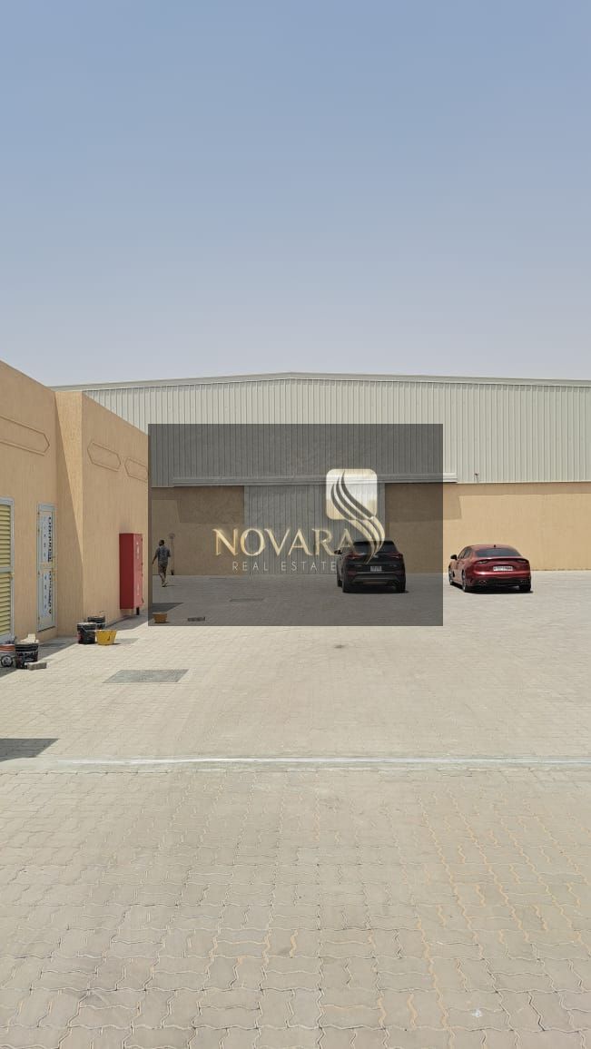 A great opportunity for rent in a strategic location in Al Saja’a Industrial Area, Sharjah. A fully equipped complex with a large area and excellent