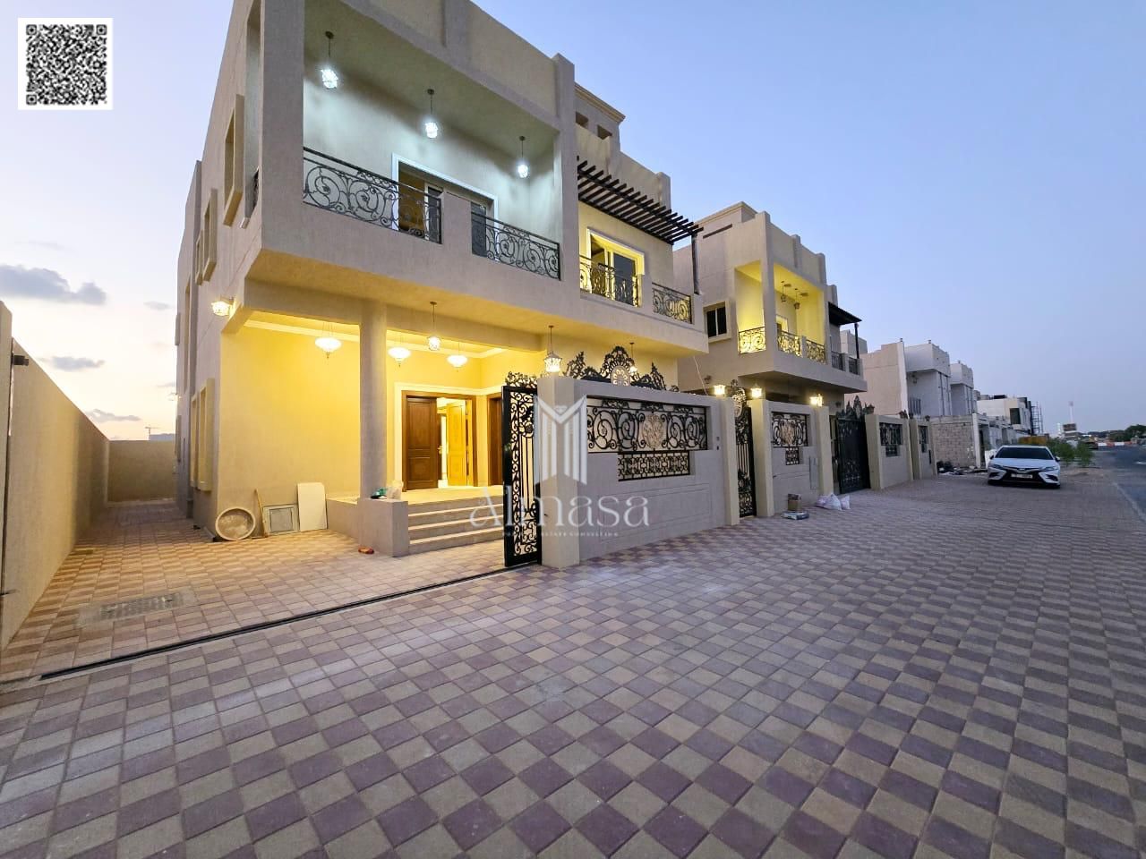 Two Luxury Villas for Sale in Al Helio with Premium Royal Finishes, Direct Engineering Supervision, Moroccan Décor, Natural Marble, Custom-Designed Ki