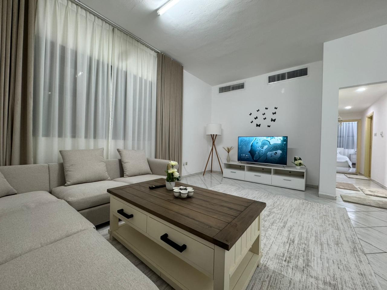 Furnished 2BR apartment in Al Rashidiya 3, Ajman, second occupancy, all bills included, spacious layout, prime location.