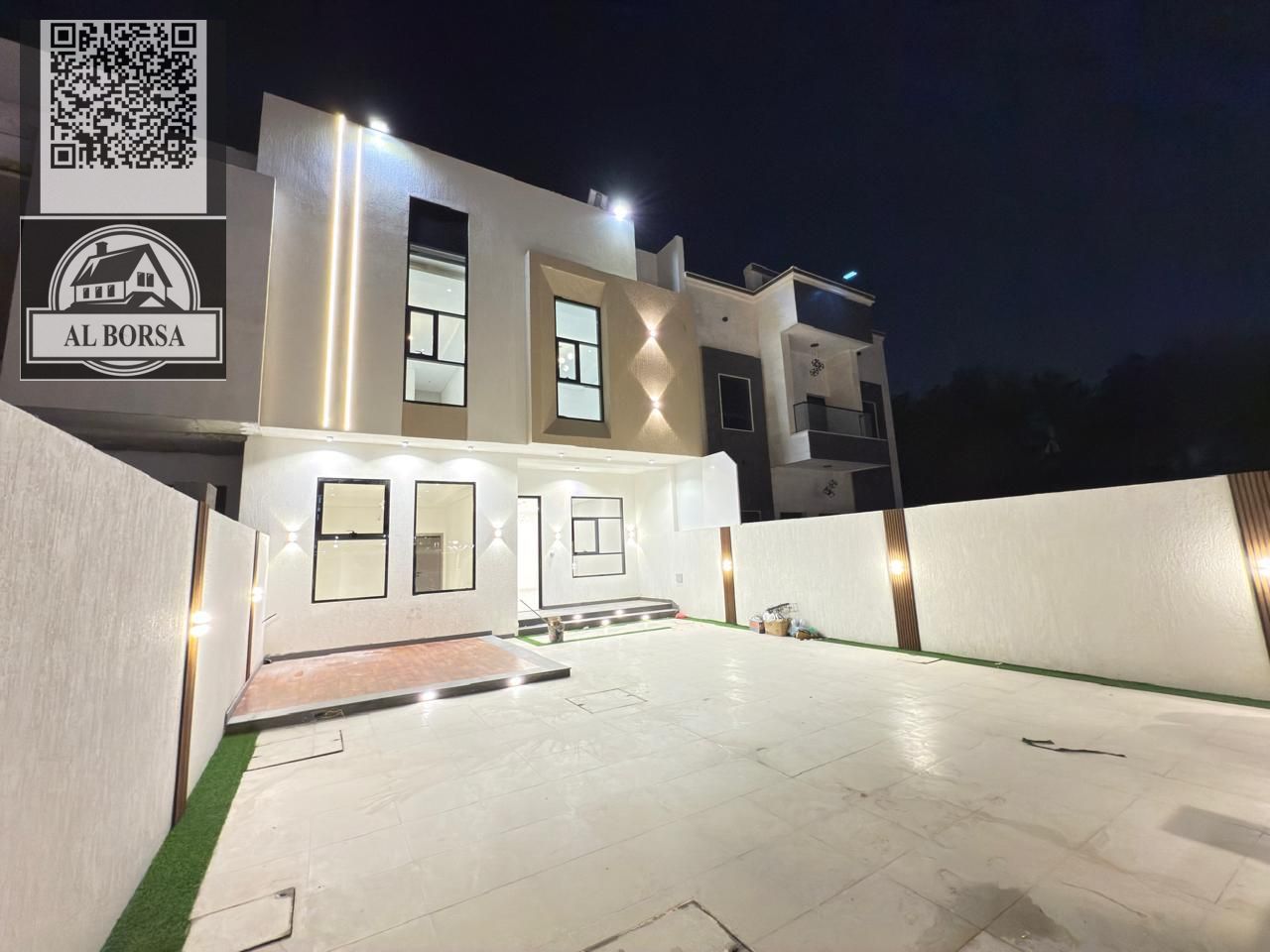 Villa for rent – Al Yasmin | 5 bedrooms + Majlis + Living room + Maid's room | With air conditioning | AED 120,000 per year