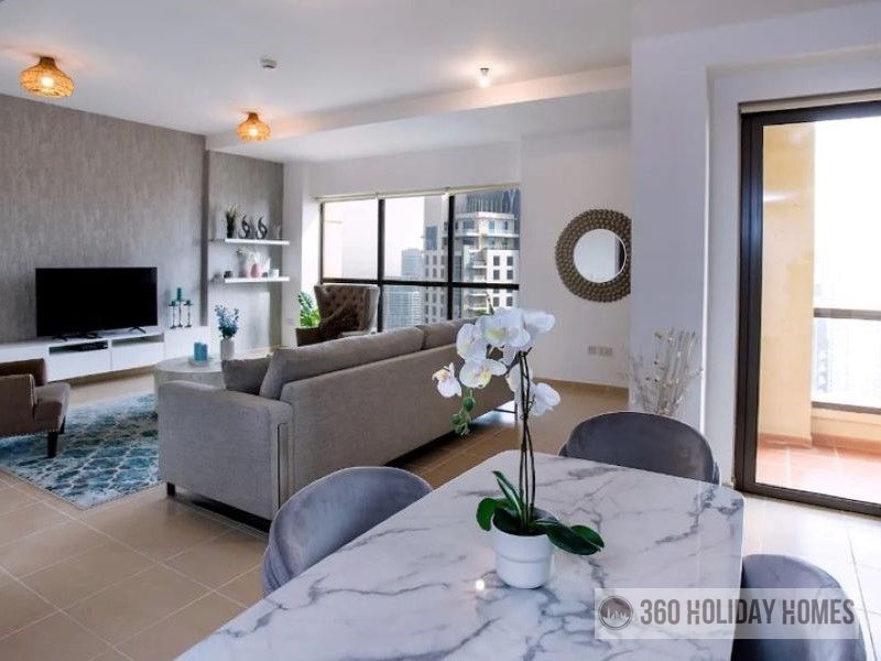 Spacious 2BR in Rimal, JBR | Partial Marina & Sea Views | Prime Location