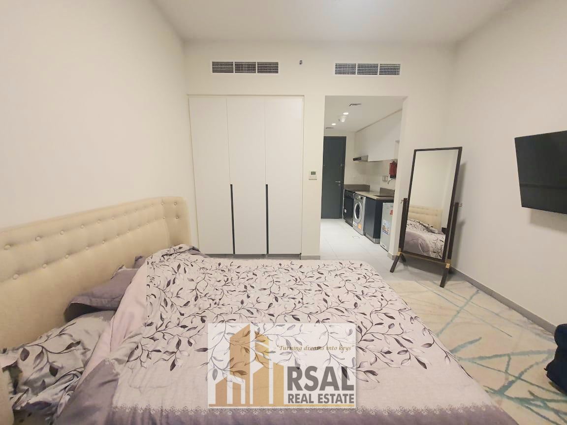 Pool View|Fully Furnished Studio In Aljada|Free Amenatise