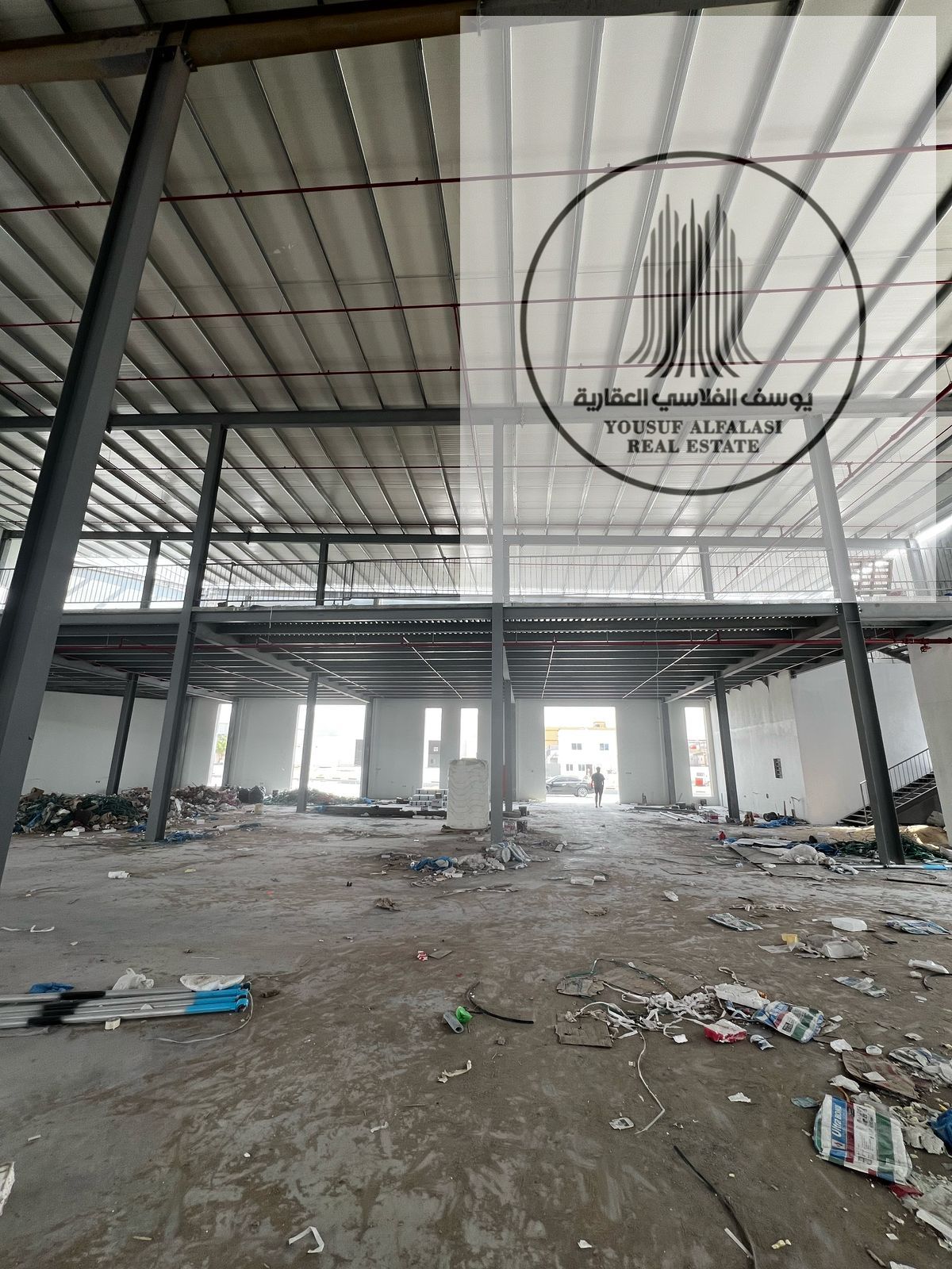 For Sale in Umm Al Quwain: A fully integrated industrial complex (warehouse + showroom) with a mezzanine area of 41,000 sq