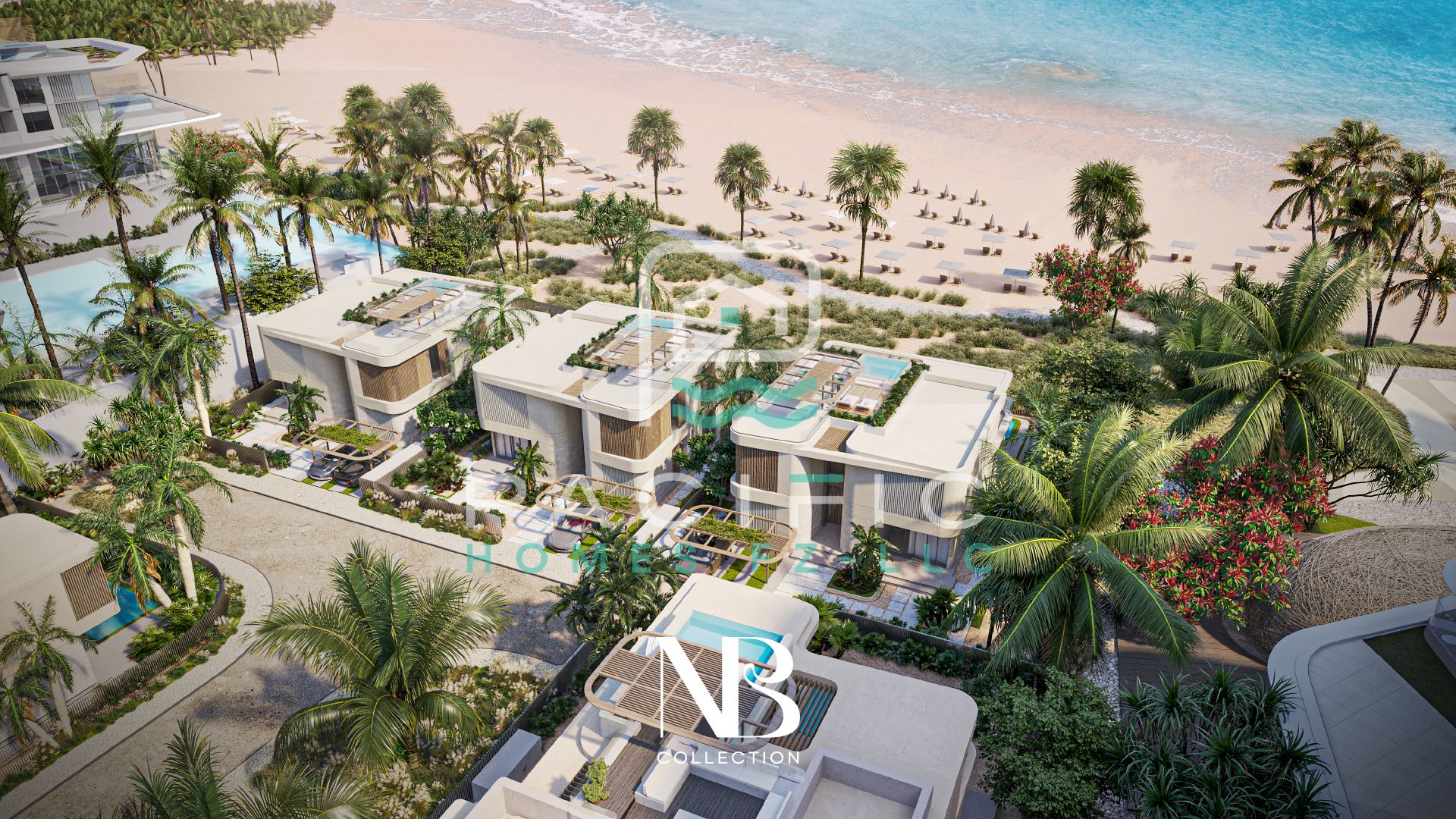 Luxury 4BR Waterfront Villa | Private Beach Access | Next to Nikki Beach – Mina Al Arab