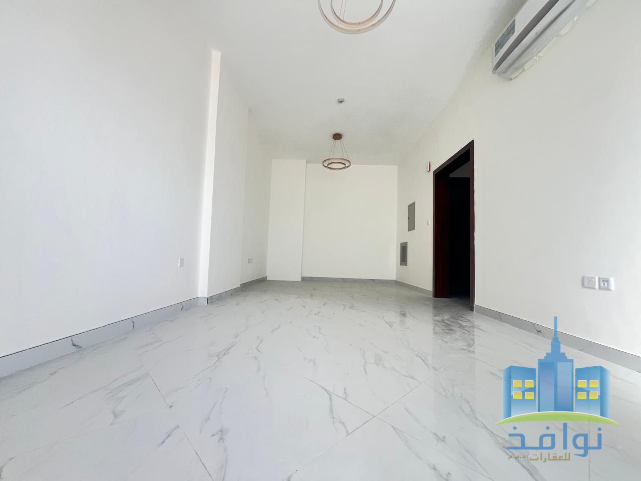 Two bedrooms and a living room, first time for rent with excellent space.