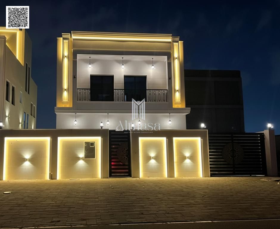 European-style villa for sale, with luxurious finishes, including registration and ownership fees, fully furnished. Excellent location.