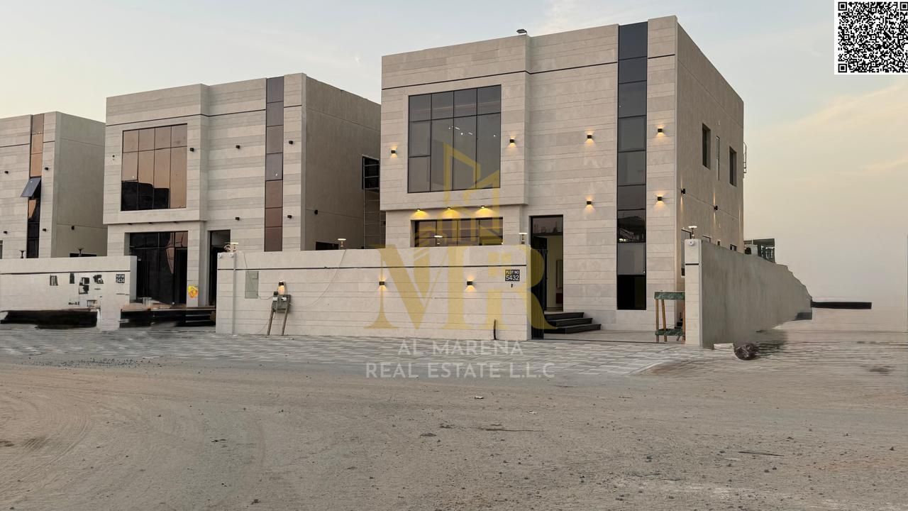 Luxury villa with European design and swimming pool in a prime location, price includes registration and ownership fees, freehold ownership.