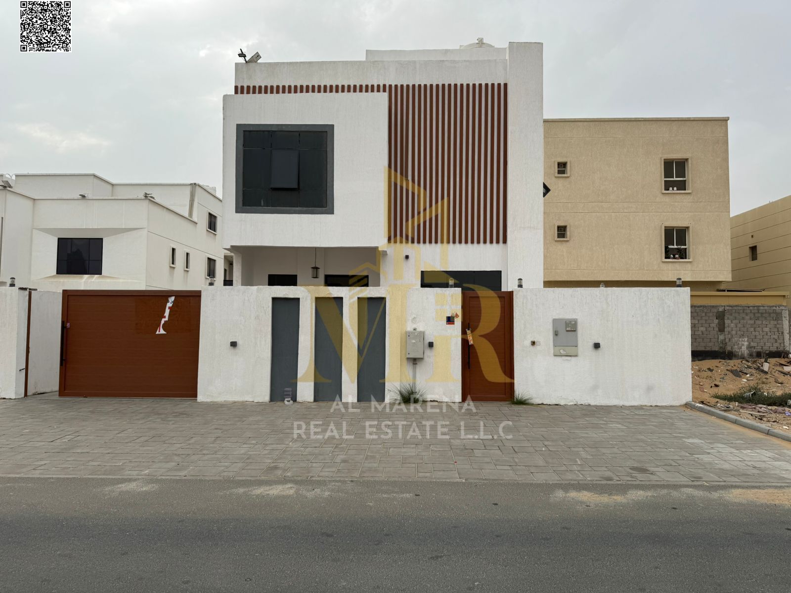 Villa for sale in Al Zahia area, price includes registration and ownership fees, in a prime location combining tranquility, privacy, and proximity to